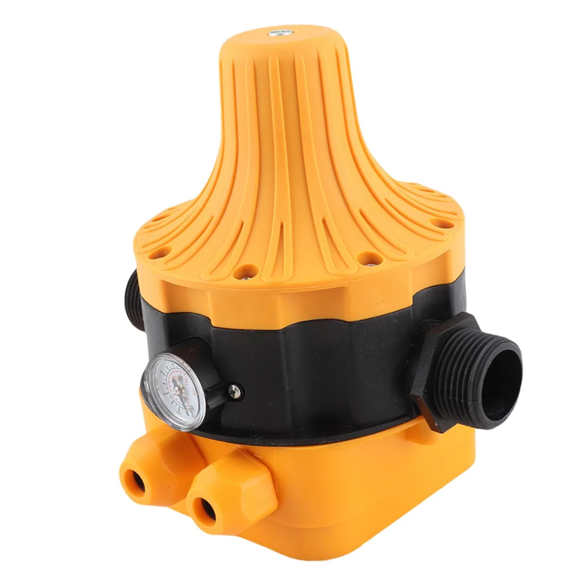 FTVOGUE - Interruptor Automático de Presión de Bomba de Agua 220V con Manómetro y Mando de Presión para el Hogar