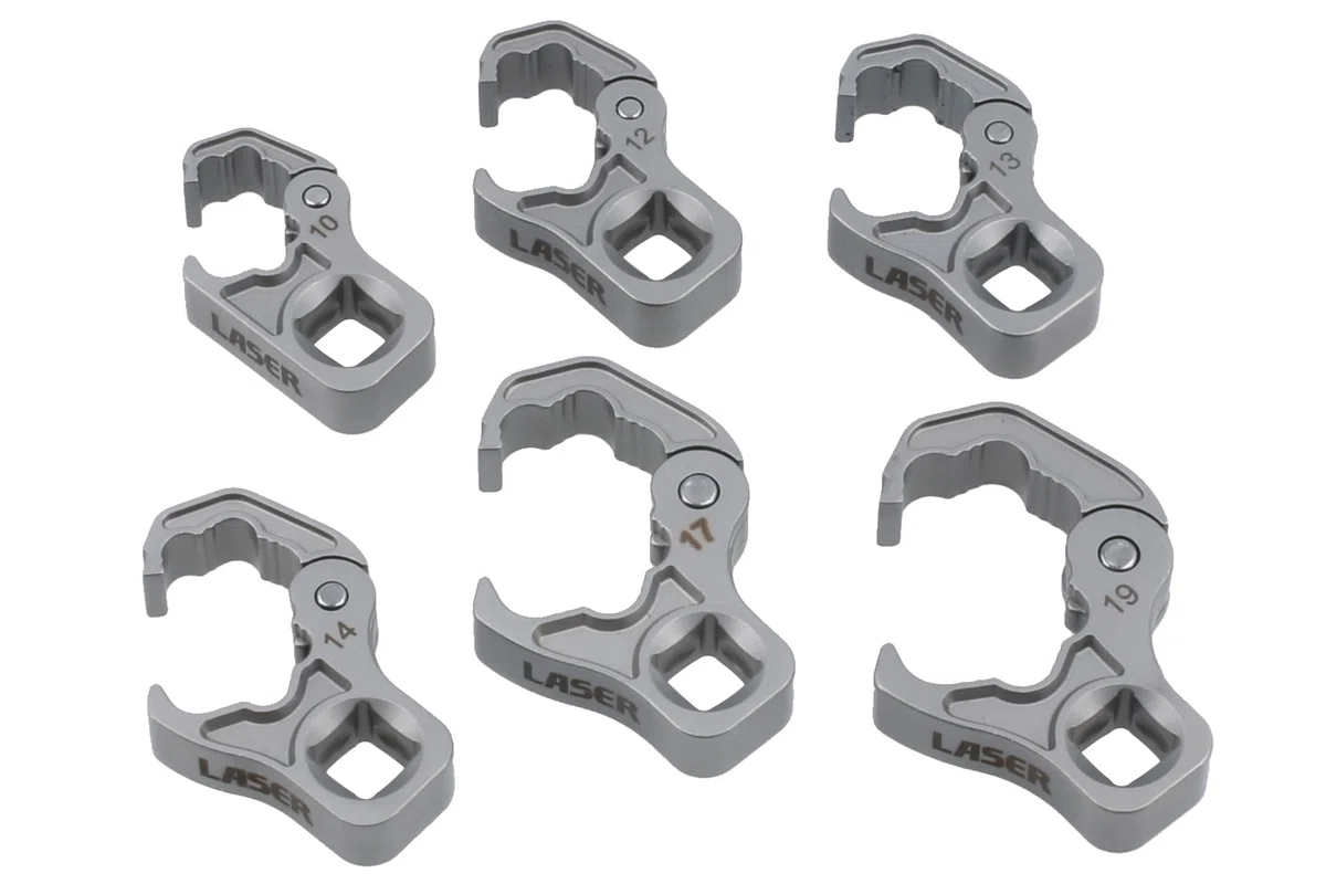 Laser 8874 Ratchet Flare Nut Wrench Set 3/8" D