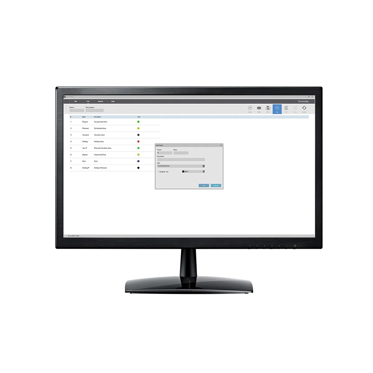 TimeMoto PC Plus - Software avanzado de gestión de horarios
