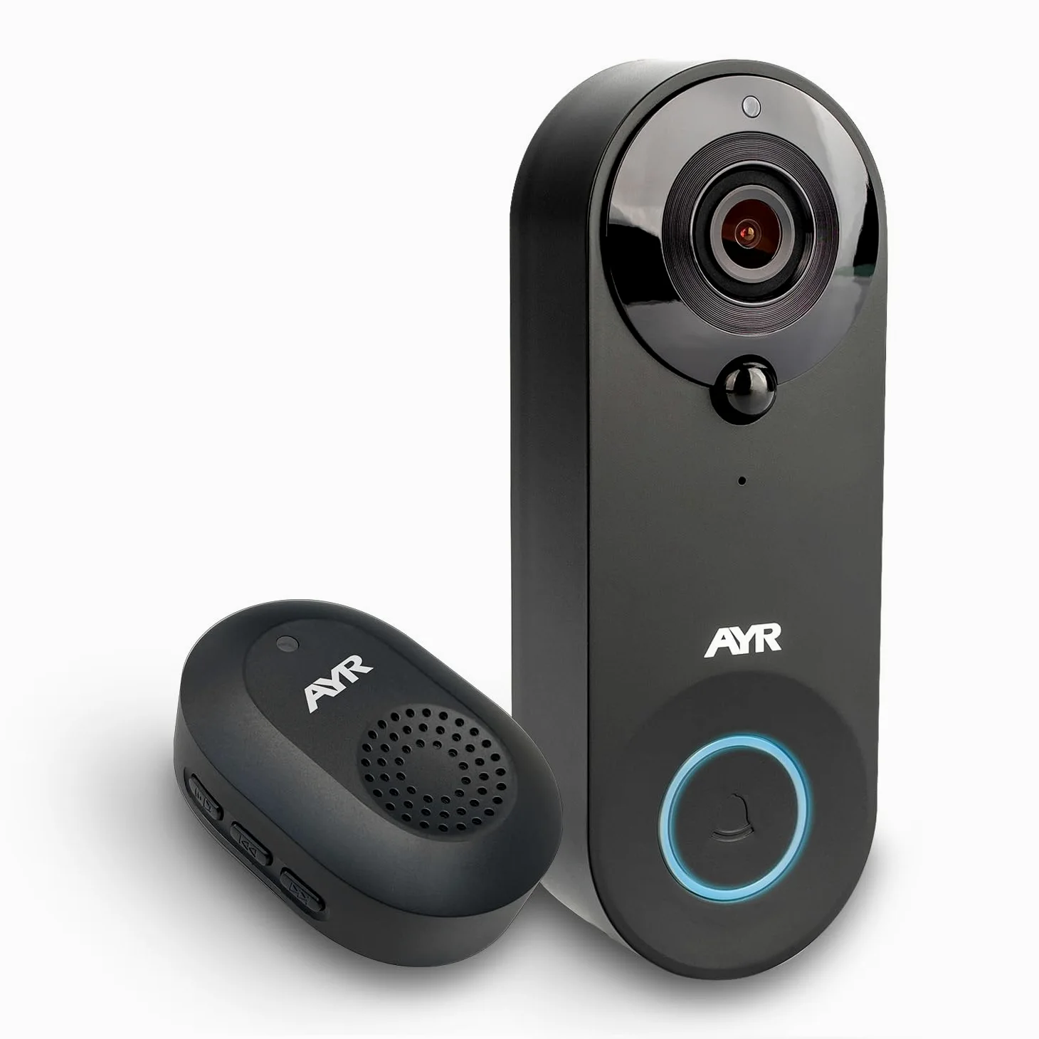 Mirilla Digital WiFi Outdoor AYR 761. Protege TU Puerta. Sensor de Movimiento, Infrarrojos y visión Nocturna. Pruébame con Alexa y Google Home.