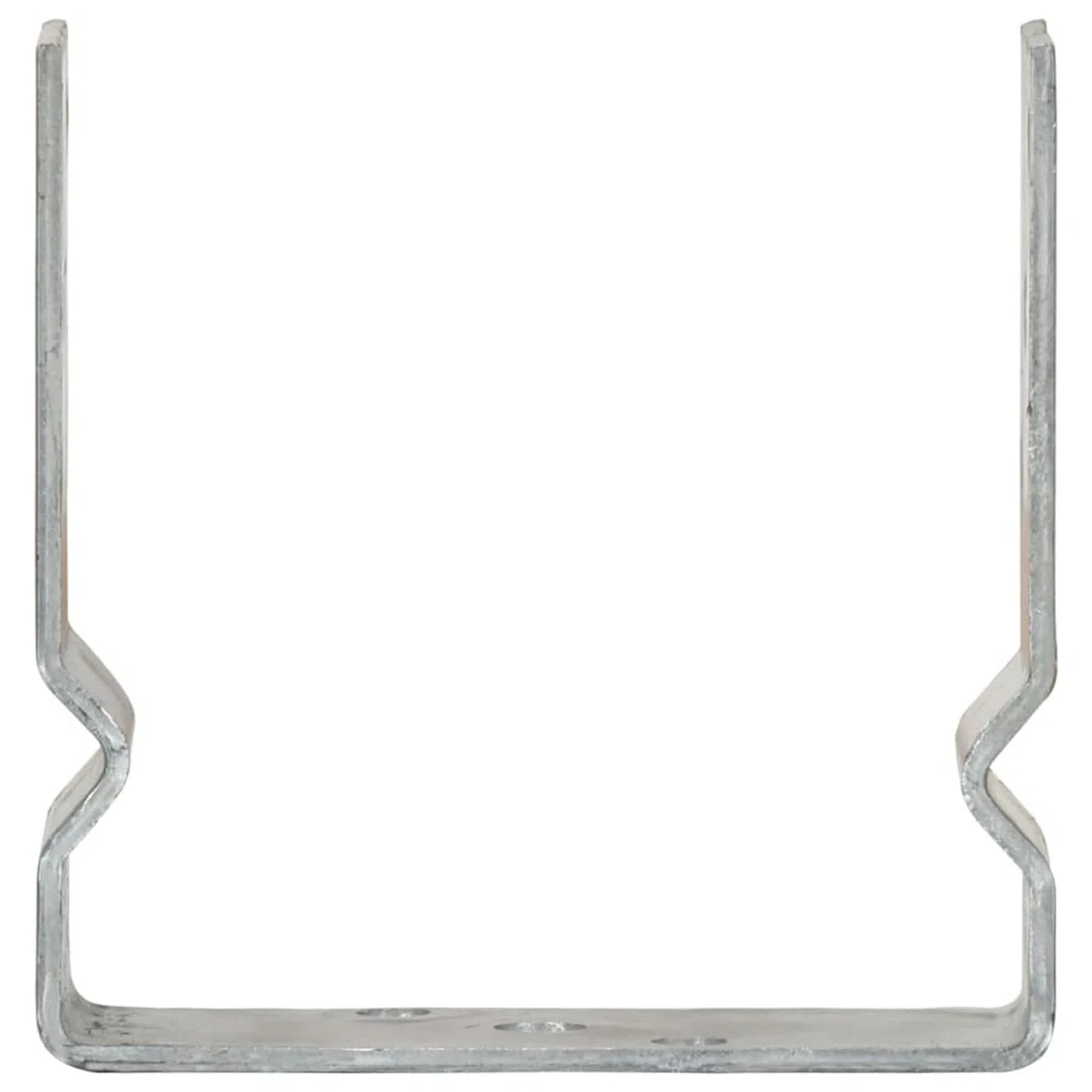 ShGaxin Anclajes de Valla 6 uds Acero galvanizado Plateado 14x6x15 cm