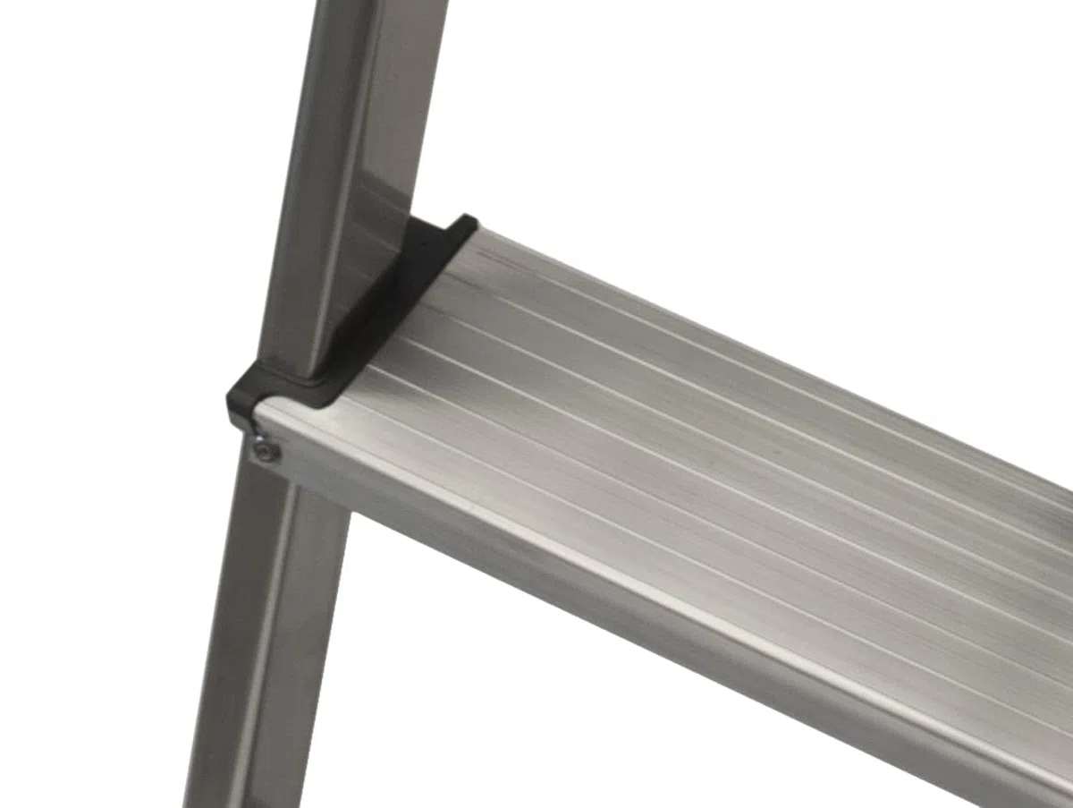 KTL - Escalera de Tijera K-OFFICE (4 Escalones, Aluminio, Plegable, 279 cm de altura)