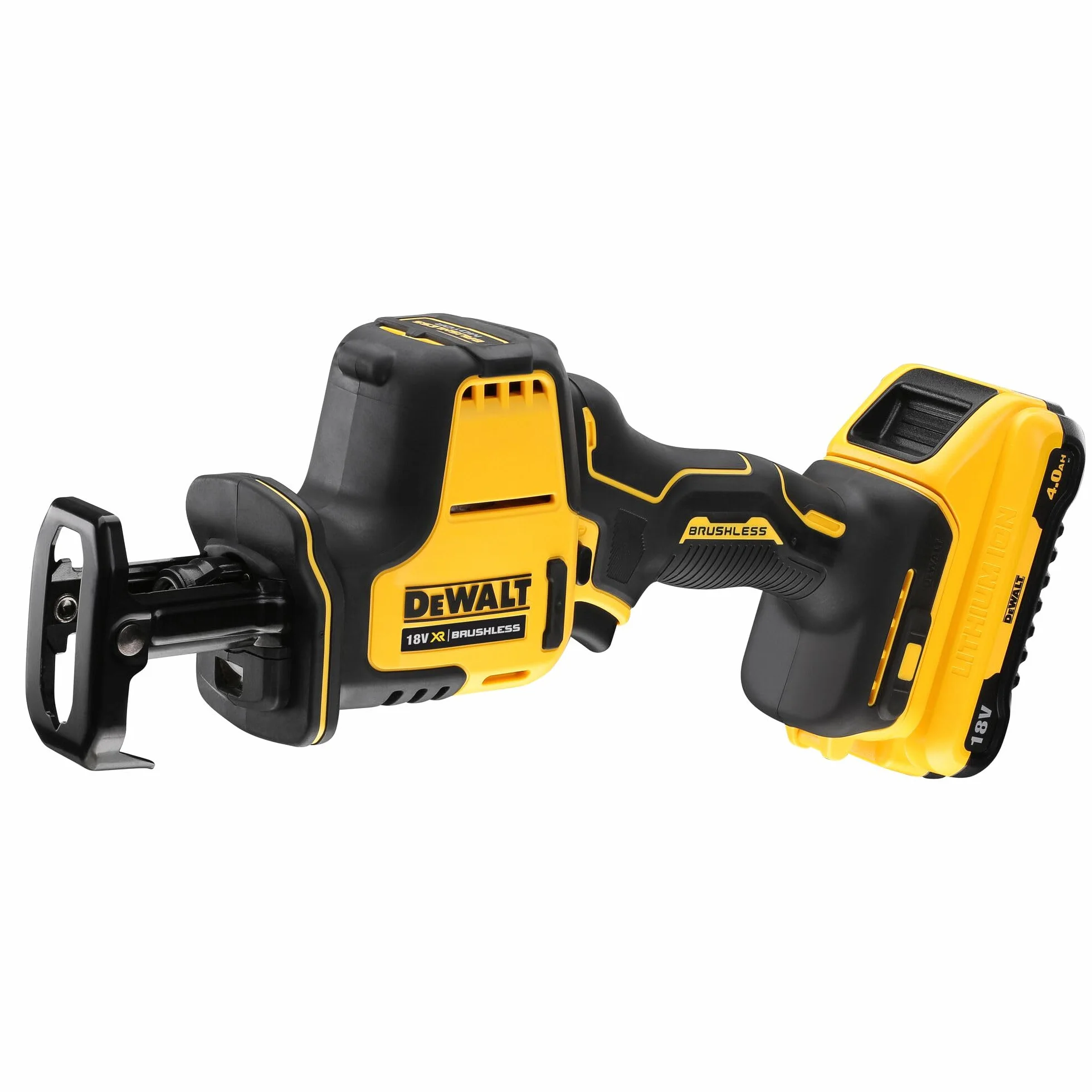 DEWALT DCS369NT-XJ - Mini-Sierra Sable XR 18V, Motor sin escobillas, En caja TSTAK, Sin Batería ni Cargador