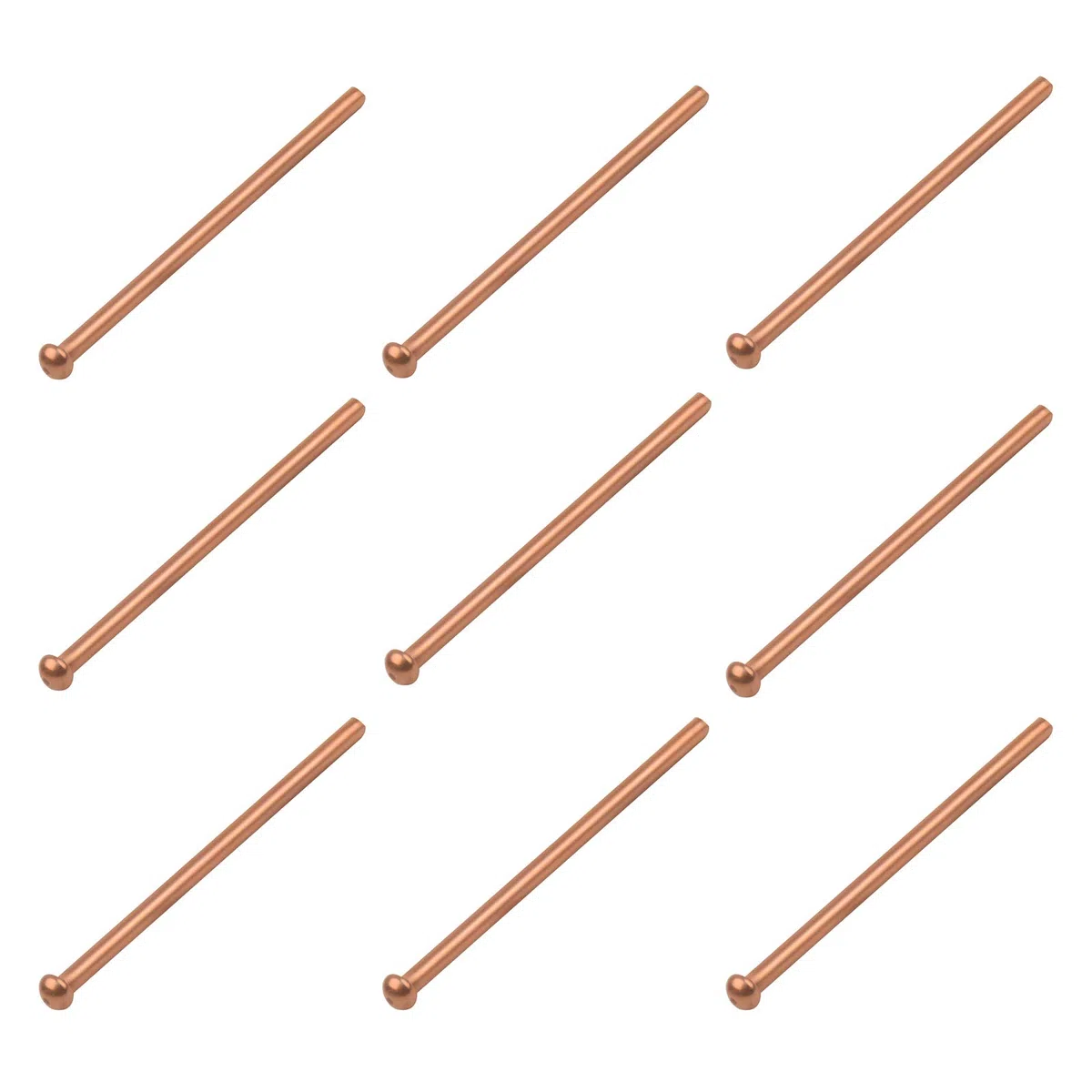 Pasadores de soldadura de pernos, paquete de 600 pines de extracción automática de 2,5 mm para reparar puntos