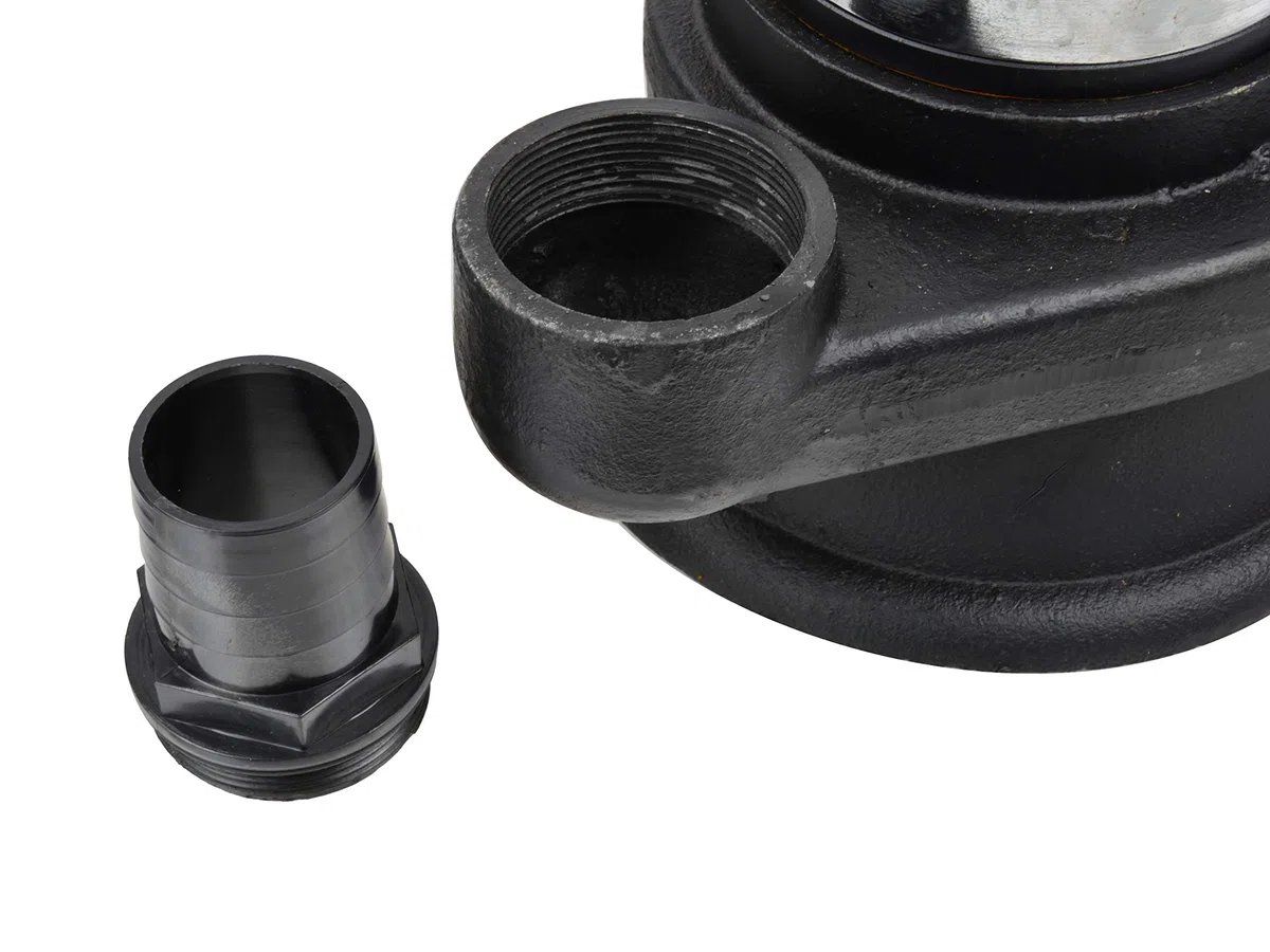 BSD Bomba de Aguas Sucias Sumergible con Trituradora, Cuerpo en Níquel/Hierro Fundido - Bomba de Inmersión para Aguas Residuales WQD 10-8-0,55-550W, 17 000L/h, Altura de Impulsiòn máx. 8m