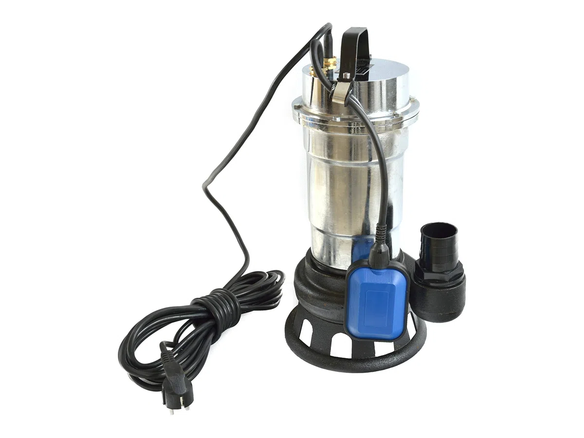 Bomba Sumergible WQD 10-8-0,55 550W 17000L/h 8m Aguas Residuales con Trituradora