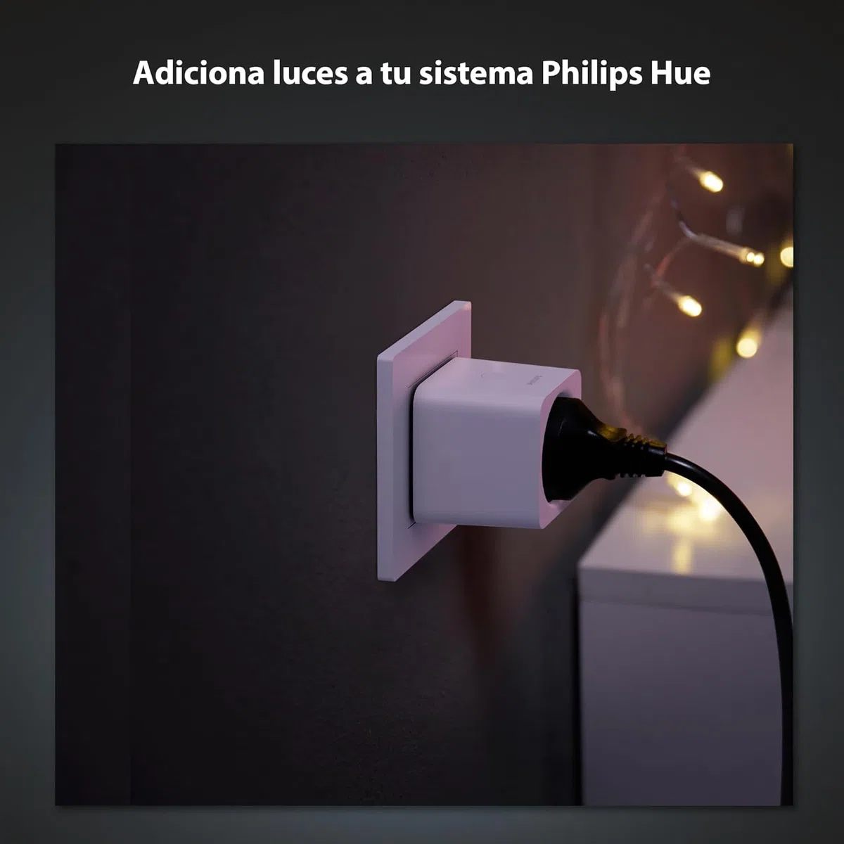 Philips Hue - Enchufe Inteligente, Compatible con Amazon Alexa (Echo, Echo Dot), blanco - Pack x3 Enchufes Inteligentes