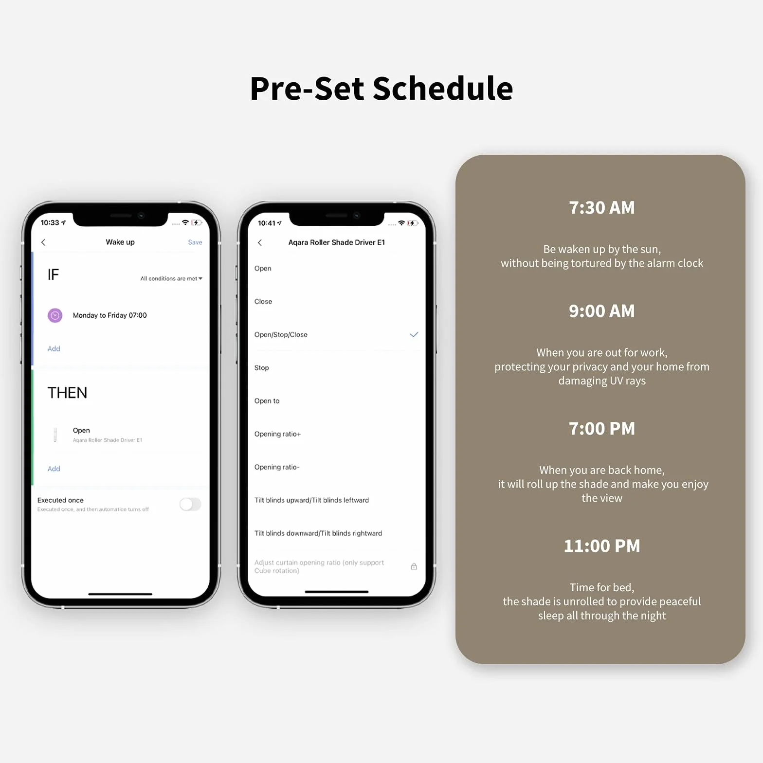 Aqara Control de Cortinas Enrollables E1, Requiere AQARA HUB, Programación y Control de Voz, Batería Recargable de Larga Duración, Compatible con HomeKit, Alexa, Google Assistant e IFTTT