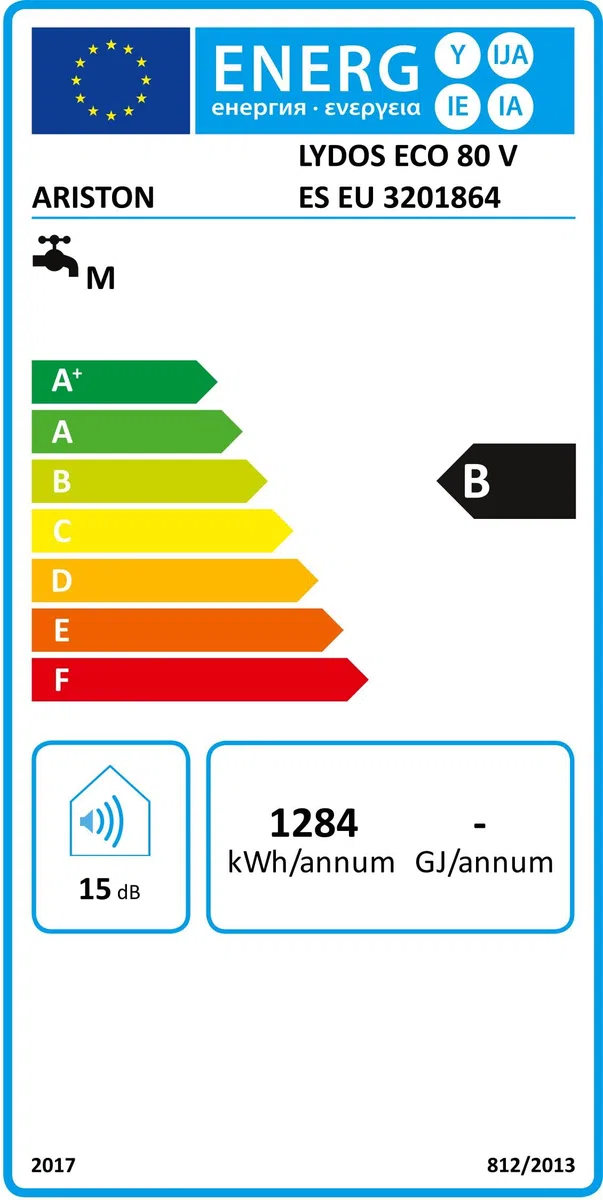 Ariston LYDOSECO80VES Termo ELECTRICO Termo LYDOS Eco 80 V ES EU