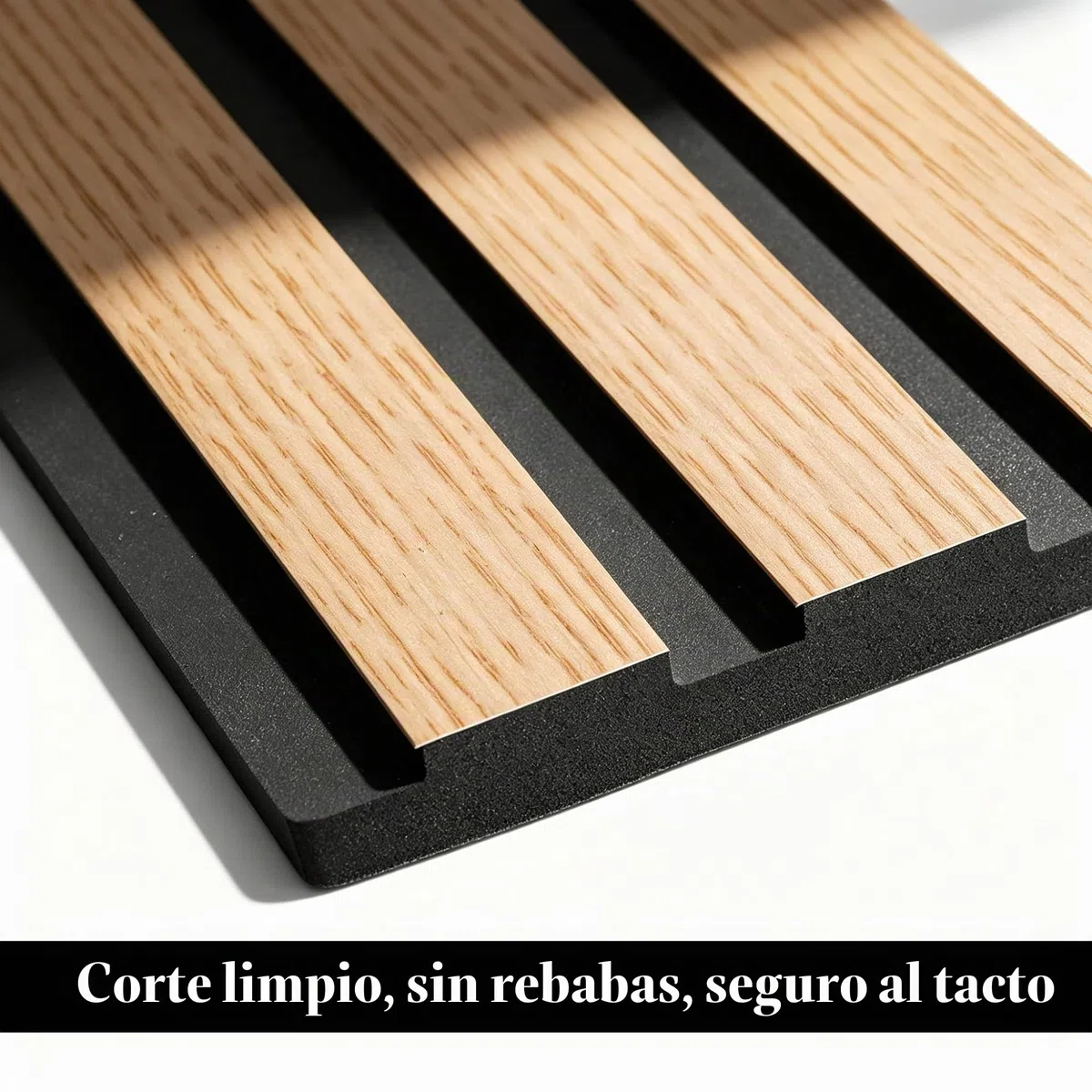 Paneles de pared de listones autoadhesivos, 4 rollos de paneles decorativos de pared para despegar y pegar, panel de madera 3D para paredes (2,5 metros/rollo)