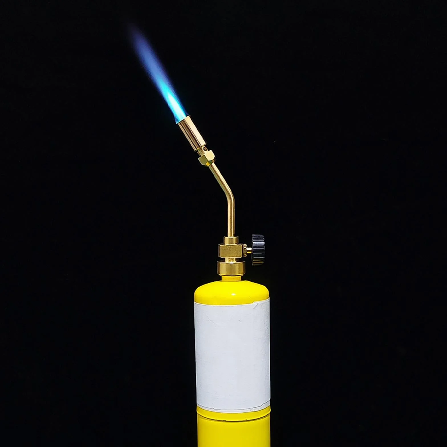 MagiDeal Soplete de propano, soplete de Gas, soplete de Gas Mapp, Soldadura, Cocina, Manguera de 1,5 M, Quemador de plomería de Gas propano licuado