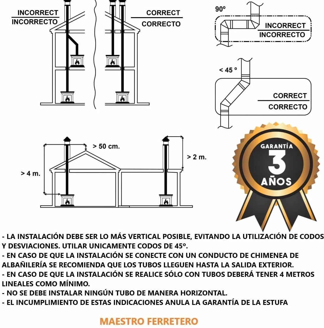 JOIMA - Estufa Biomasa sin Electricidad Modelo Mini Eco Sol (Pellets-Orujo). Funciona sin Luz. Estufa de Orujillo (Hueso de Aceituna). Estufa de Pellets