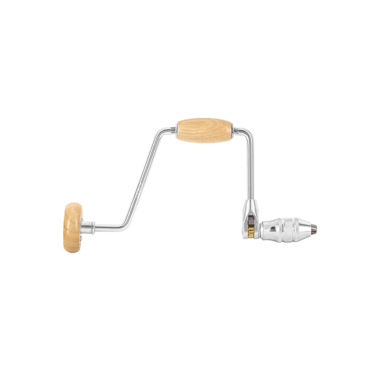 Berbiquí profesional con perilla de madera - 30 cm