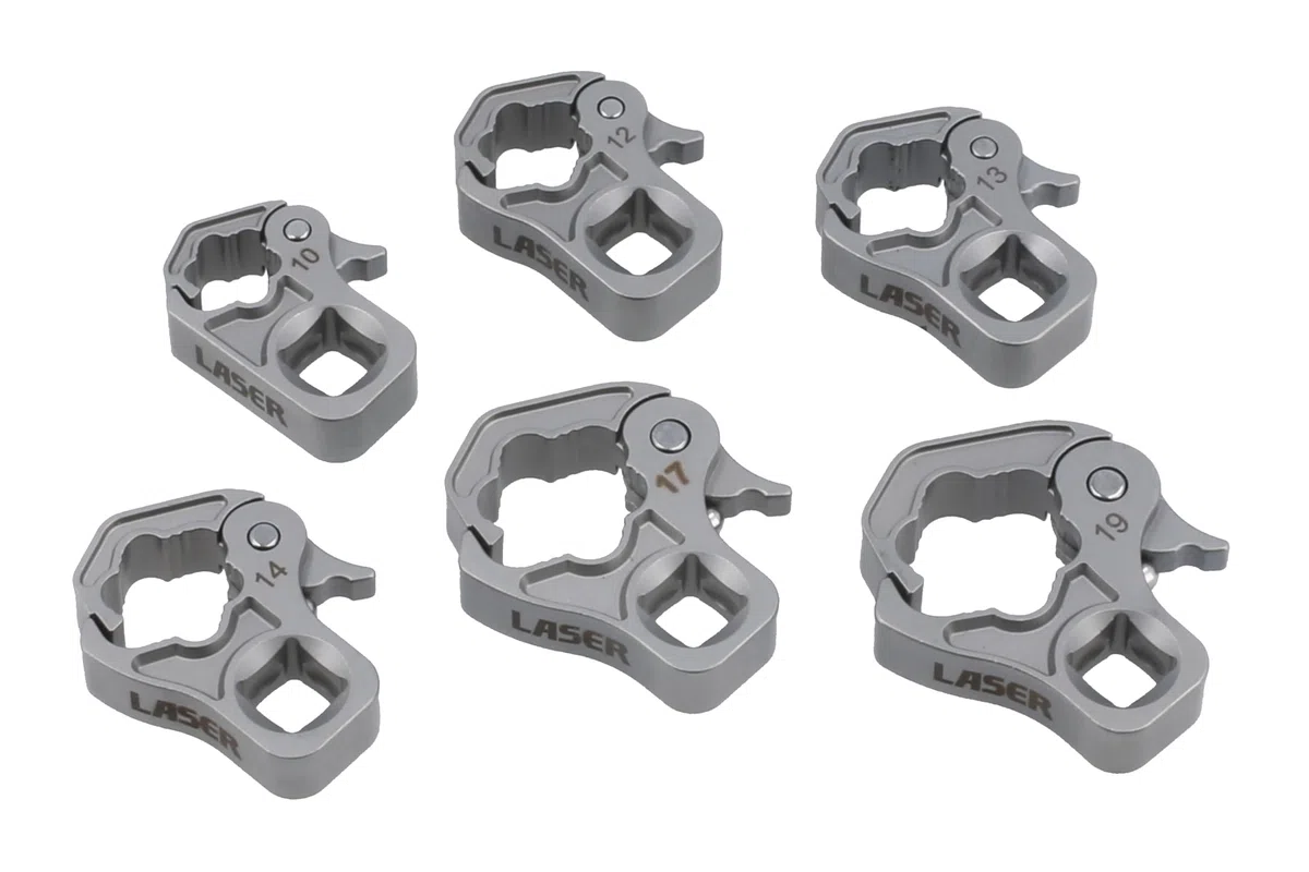 Laser 8874 Ratchet Flare Nut Wrench Set 3/8" D