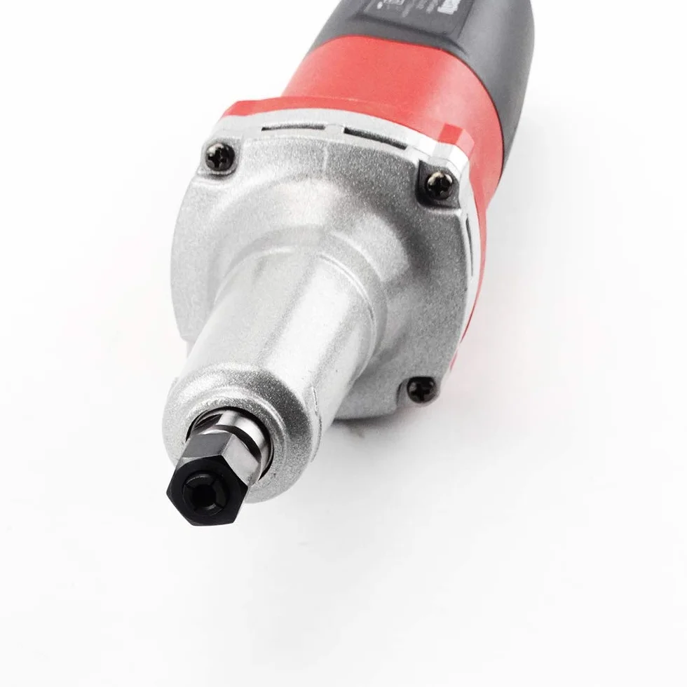 Amoladora recta, amoladora axial recta eléctrica 750 W ajustable velocidad, diámetro de la pinza 6 mm