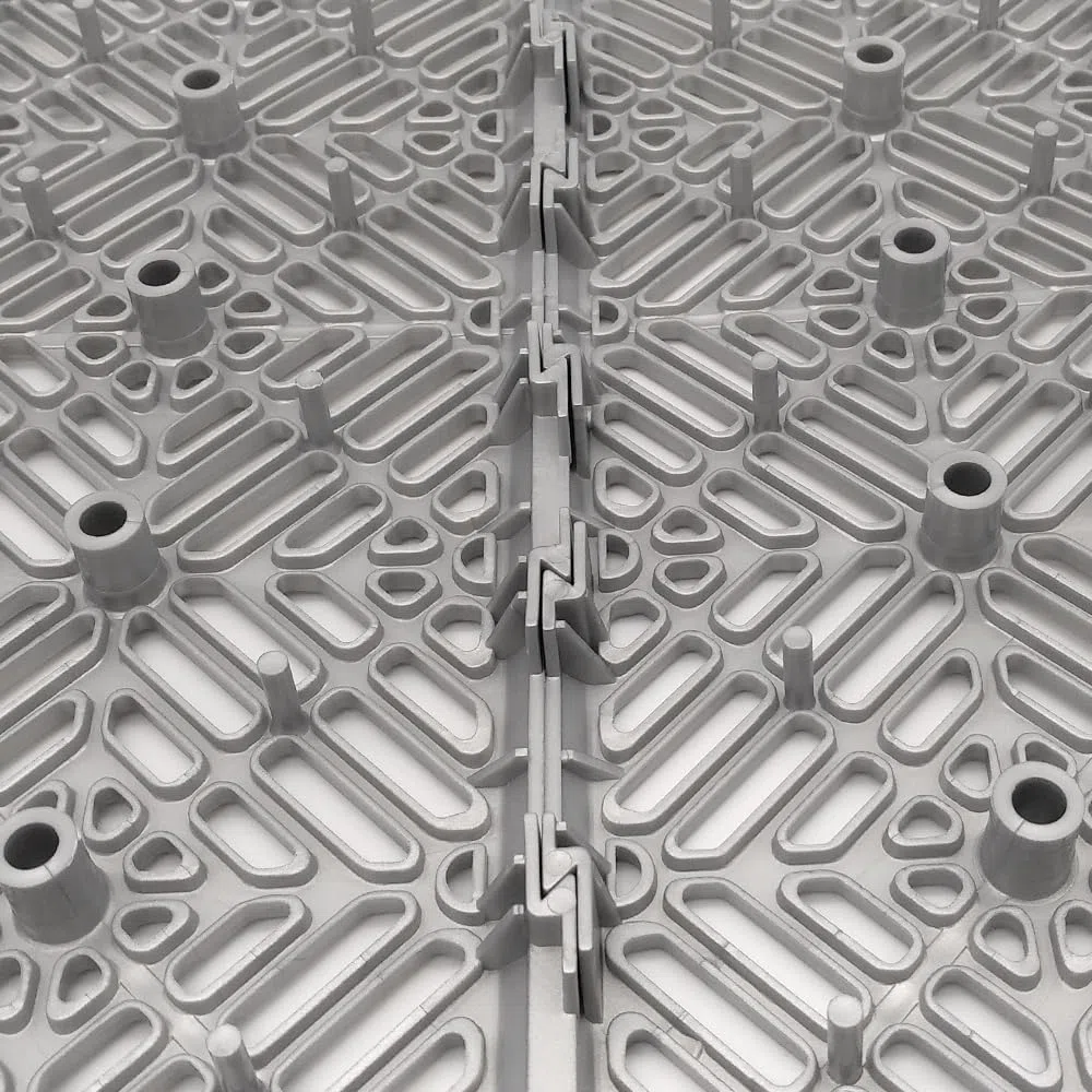 24 Losetas 30x30cm Gris Aluminio ≈2m² Piscina Terrazas Baños | Pack Ahorro. Suelo drenante. Evita humedades. Ideal en zonas húmedas, bajo césped artificial, tarimas, duchas y vestuarios