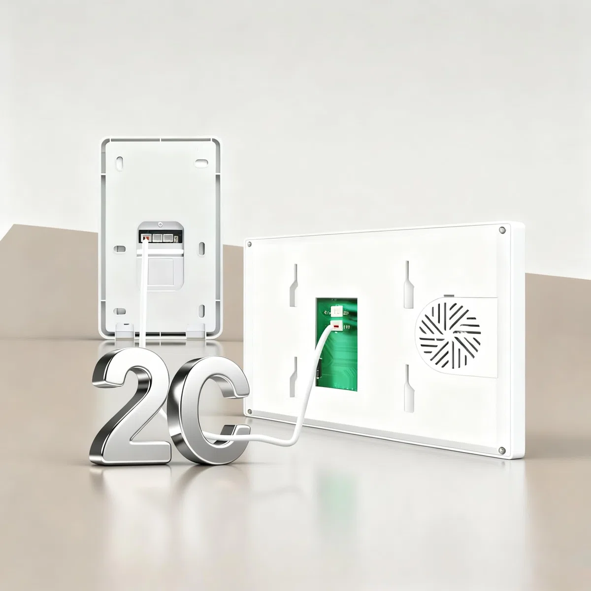 Videoportero WiFi Tuya 2 Hilos 7" RFID Visión Nocturna