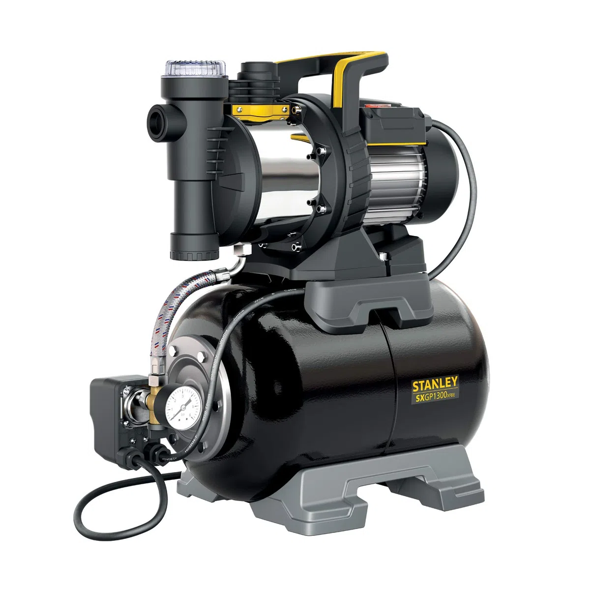 Stanley SXGP1300XFBE Bomba Autoaspirante con Caldera 1300 W 4200 l/h 50 m