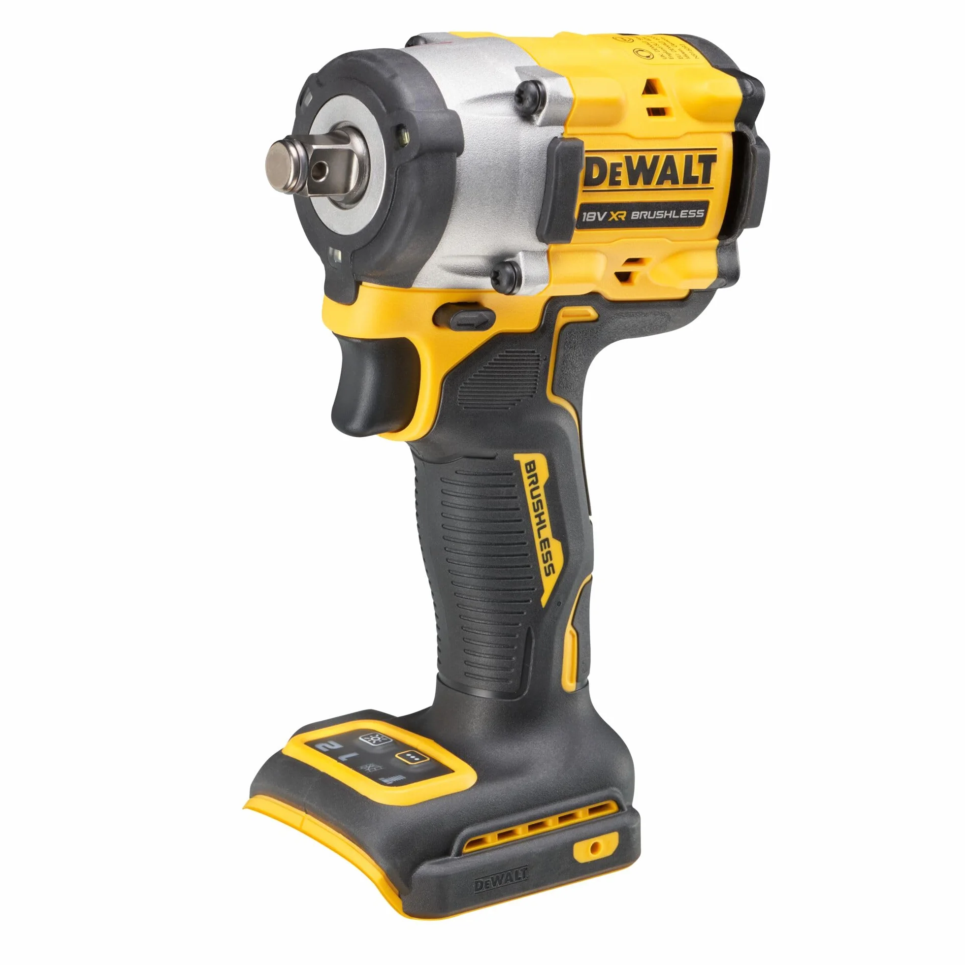 DEWALT 18V XR Llave de impacto compacta inalámbrica sin escobillas de 1/2" Hog Ring, desnuda, DCF921N-XJ