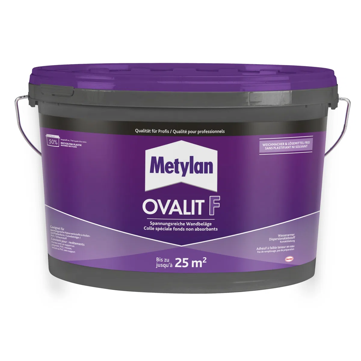 Pegamento especial para fondos no absorbentes, cubo de 5 kg, 20 M2