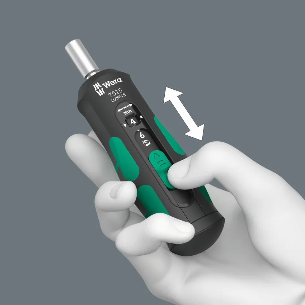7515 Kraftform 05075815001 - Llave dinamométrica de 2-6 Nm, velocidad de torsión segura 2-6 Nm