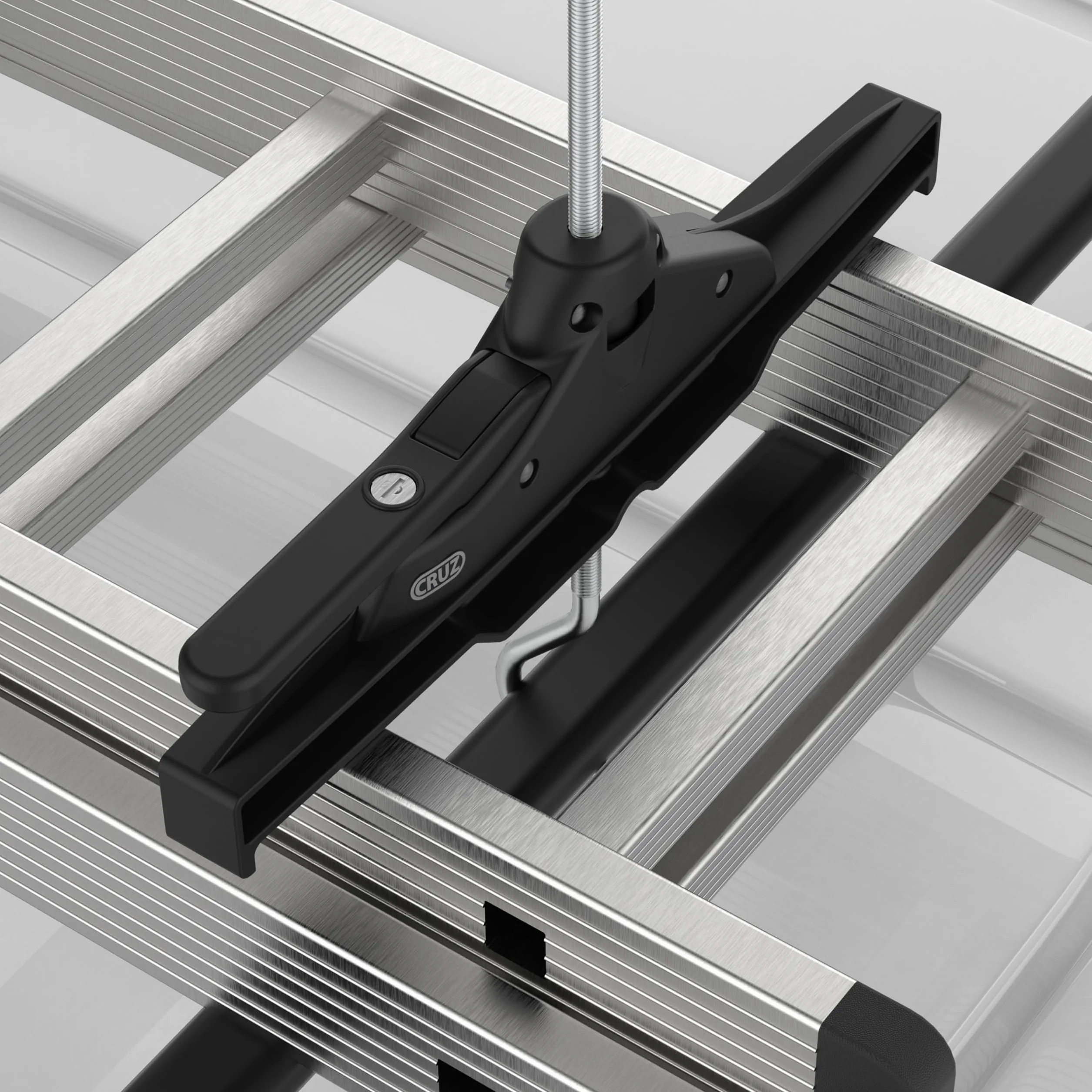CRUZ Ladder Clamp - Innovador Sistema de fijación para escaleras con diseño Elegante, ergonómico y de Montaje rápido