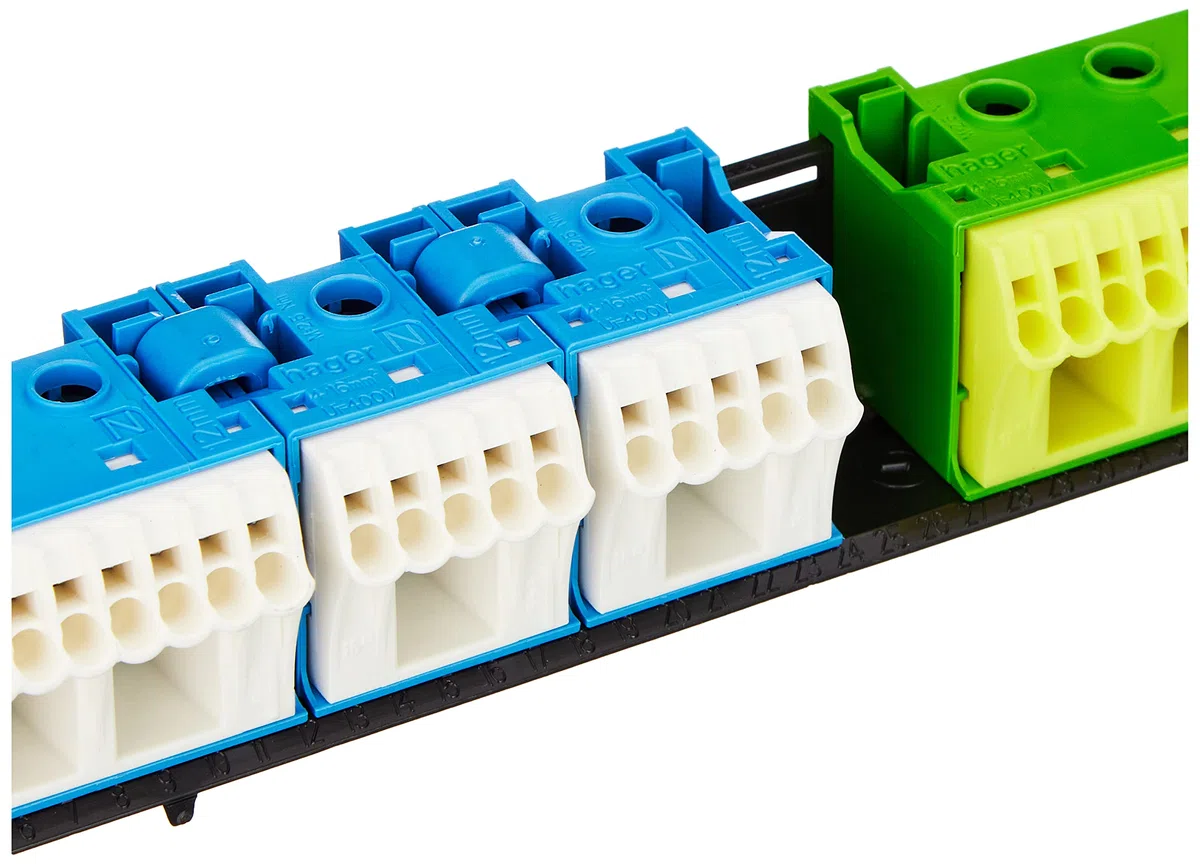 Hager Terminal adicional Volta VZ464 de 4 filas, pequeño