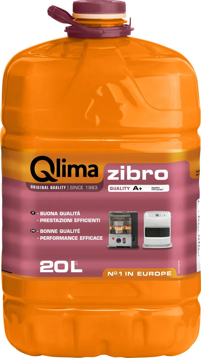 Qlima Combustible líquido para estufas Zibro 20 litros bidón PET