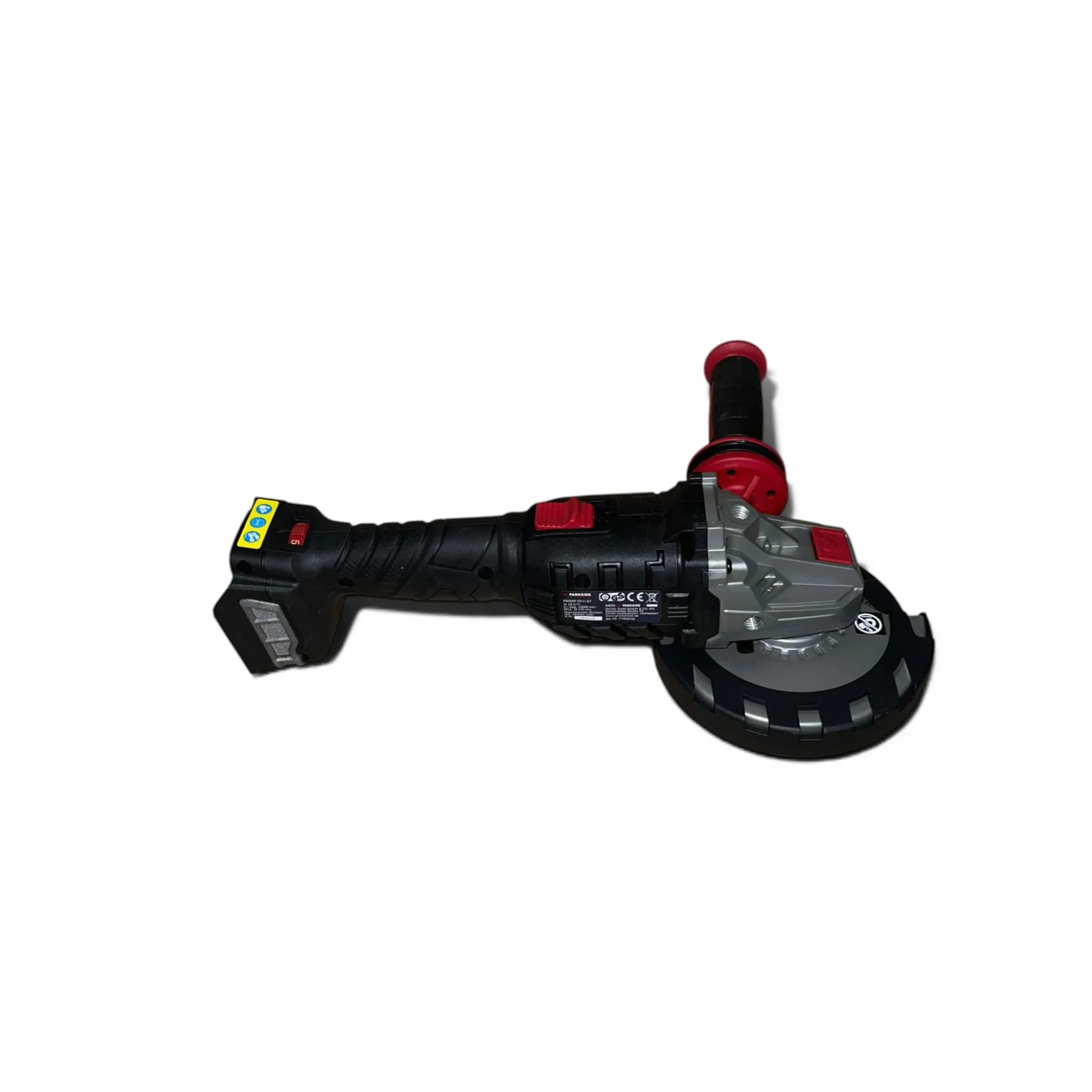Amoladora angular inalámbrica PARKSIDE Performance X20V PWSAP 20 (sin escobillas/brushless, sin batería, sin cargador, en maletín de transporte)