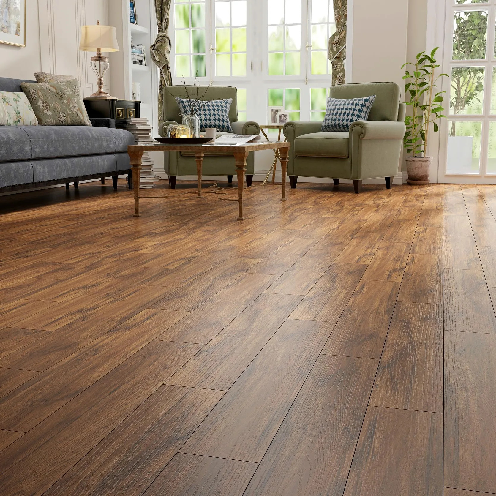 Livelynine Suelo Vinilico Autoadhesivo Madera Natural Baldosas Adhesivas Suelo Cocina 30x30CM 32-Baldosas Impermeable Vinilo para Suelo de Baño Habitación Suelos de Vinilo Adhesivos para Suelos Cocina