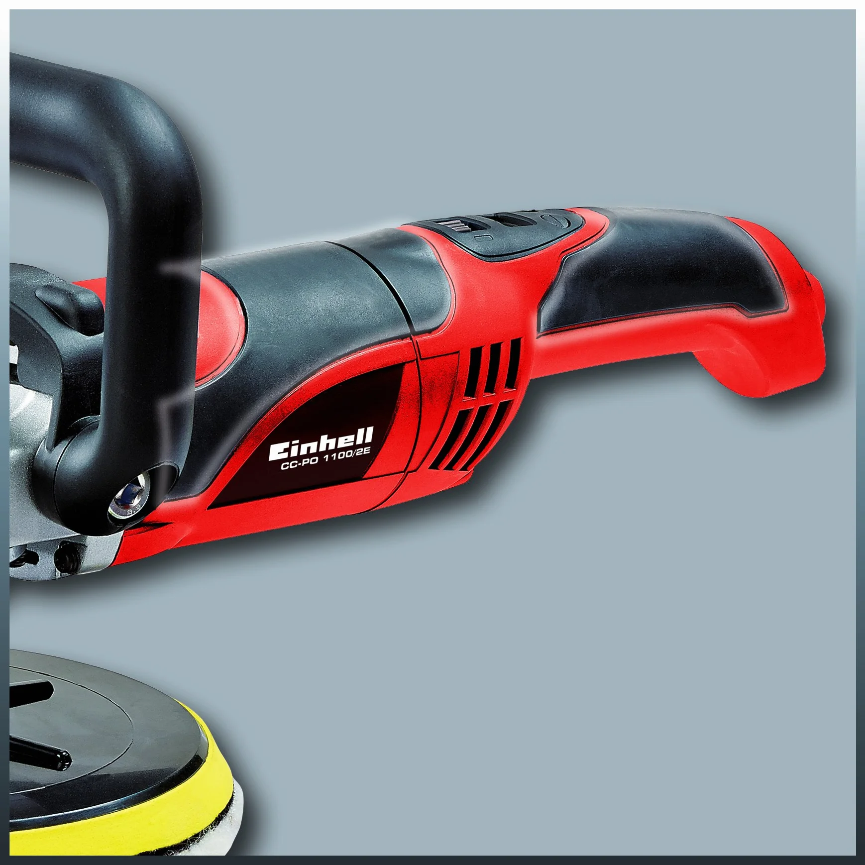 Einhell Pulidora lijadora para automóvil, 1100 W, 1000 3500 RPM, Color Rojo/Negro