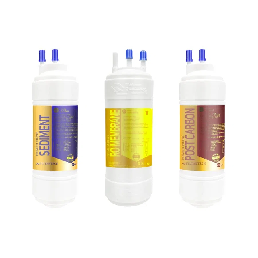 Filtertech Juego de filtros de agua de repuesto compatibles para Coway CHP-250L / CHP-260L / CHP-270L