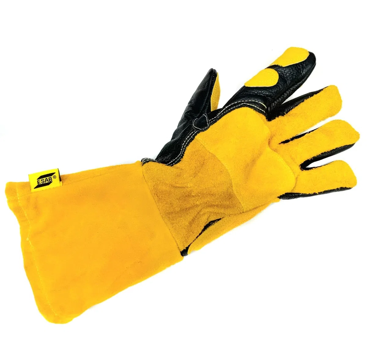 ESAB Guantes de sudor M3050 – Guantes de cuero resistentes al calor para MIG WIG MMA – Resistentes con costuras Kevlar, tallas M/L/XL/XXL (XL 10)