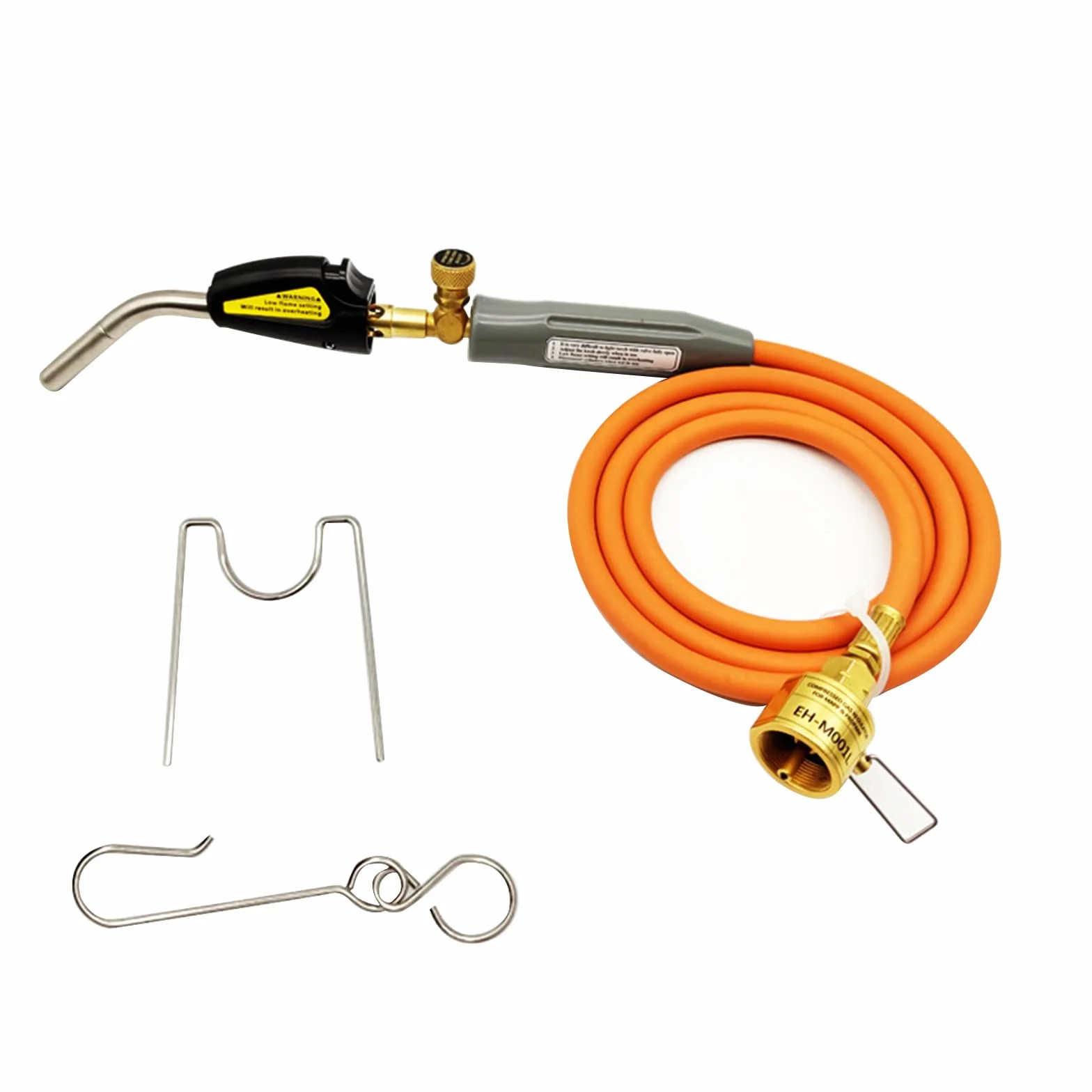 MAPP - Antorcha de propano con manguera de 4.9 pies, gatillo automático y válvula ajustable