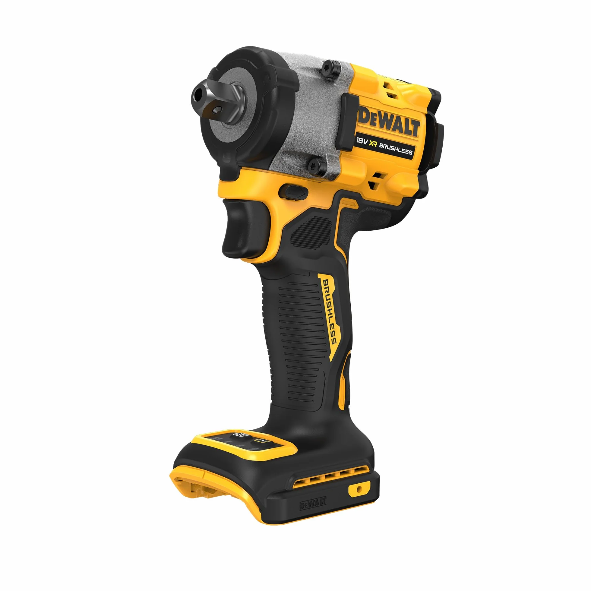DEWALT Llave de impacto compacta 18V XR Brushless 1/2" con yunque de pasador de retención, solo herramienta, DCF922N-XJ