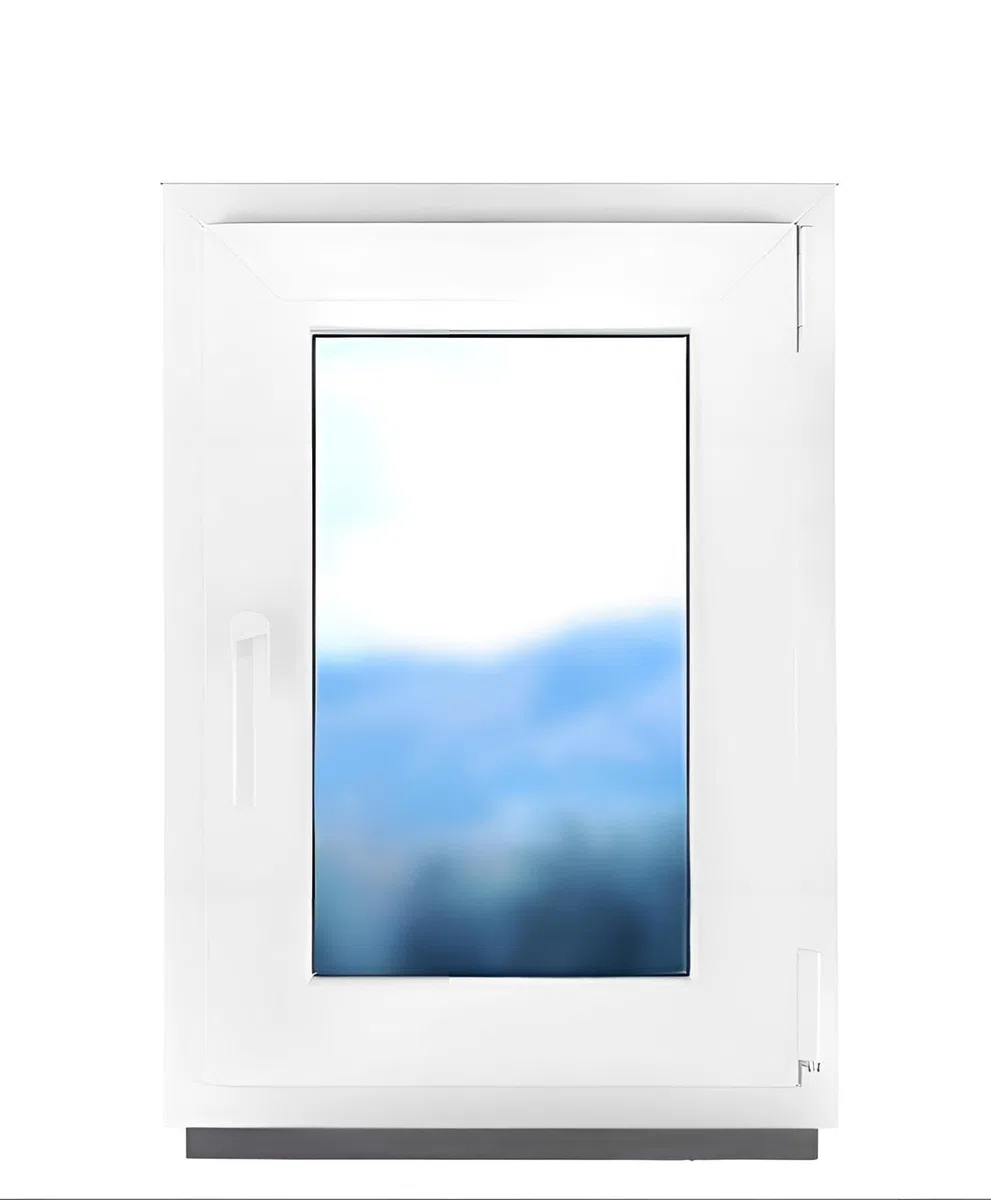 ‎BauPLAZA - Ventana de baño PVC (Reforzado) - Ancho x Alto 400 x 600 mm - Blanca - Vidrio Mate - Doble acristalamiento - 40 x 60 cm Derecha Oscilobatiente 1 Hoja Apertura