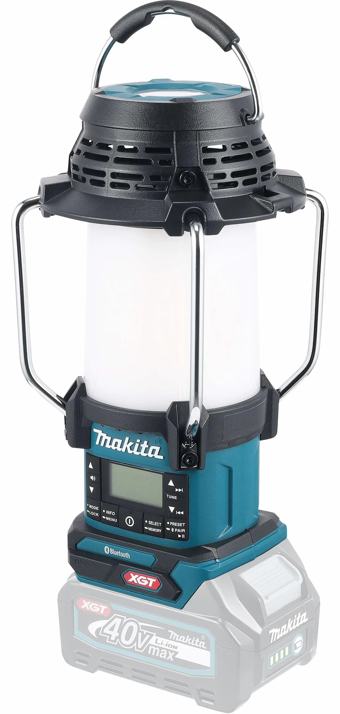 Makita MR009GZ 40V Max Li-ion XGT Radio con linterna - Baterías y cargadores no incluidos