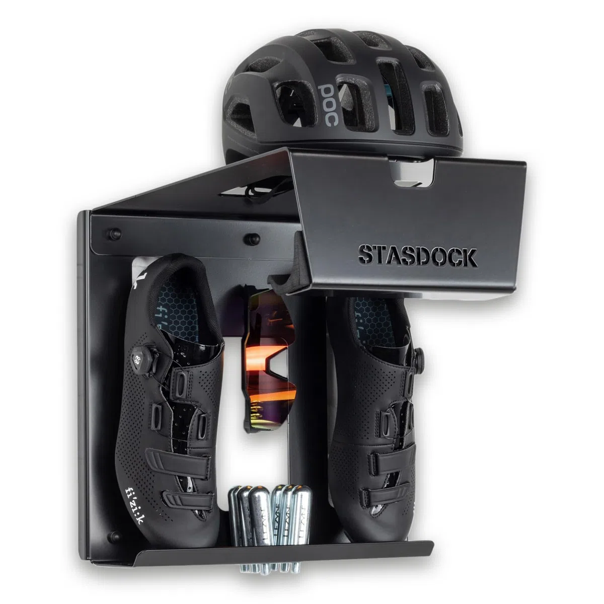 Stasdock Elegante Soporte de Pared Bicicleta - Colgador para Bicicletas Porta Bici - Gancho Elevador Bicicleta de Carretera