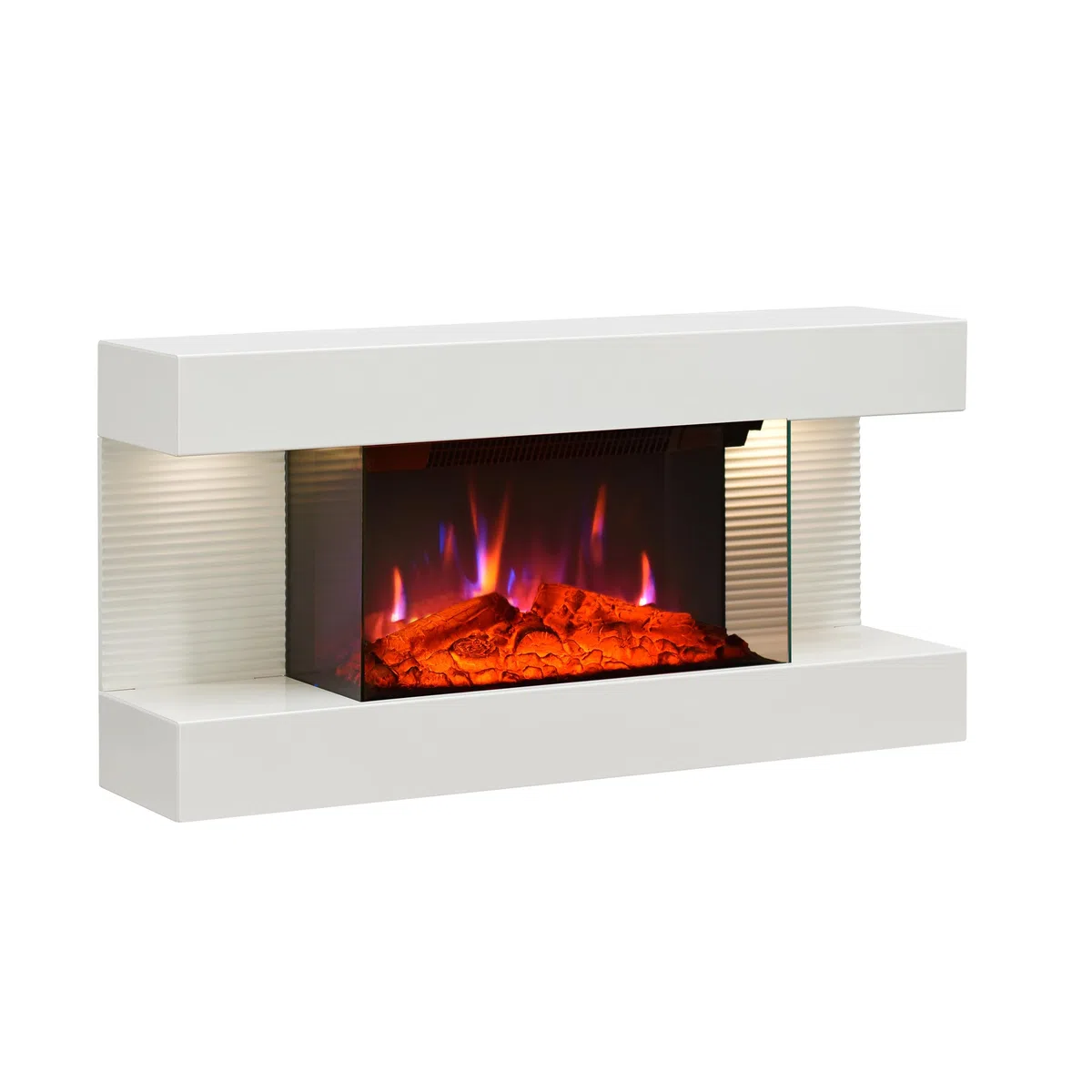 BALDERIA IDA Chimenea eléctrica de Pared 1800 W Decorativa
