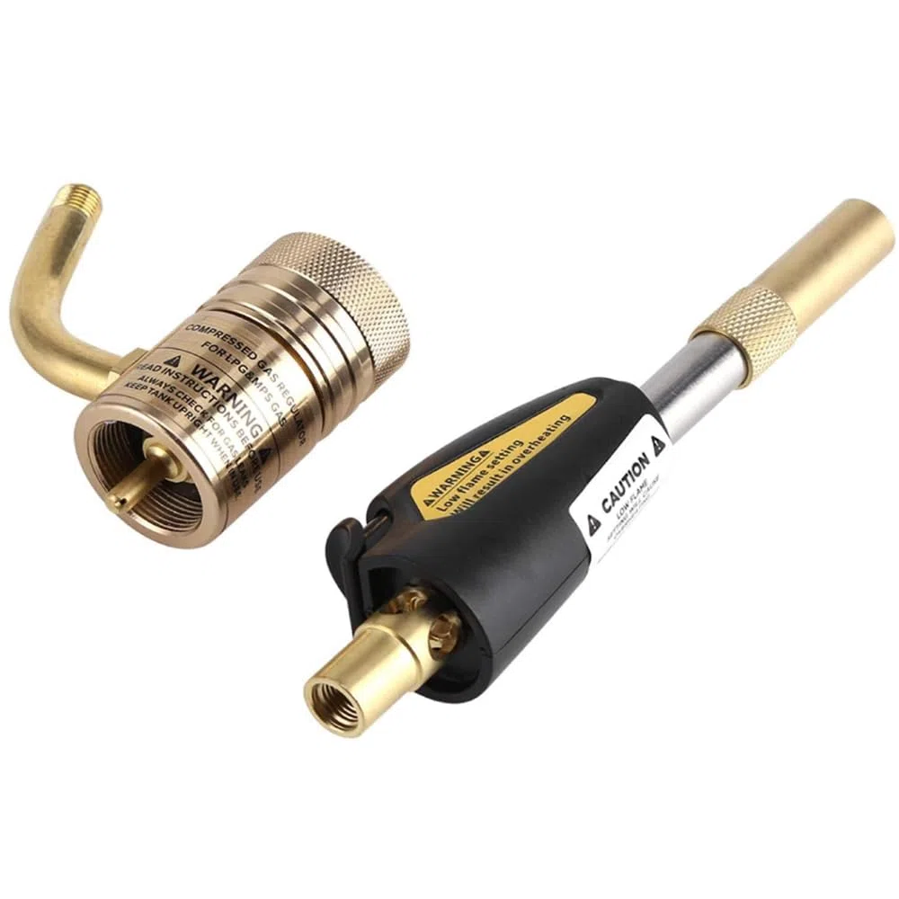 KIT SOPLETE + ENVASE GAS MAPPRO 400gr CABEZAL ANTORCHA SOLDADURA CON PIEZOELÉCTRICO HERRAMIENTA FONTANERIA AIRE ACONDICIONADO