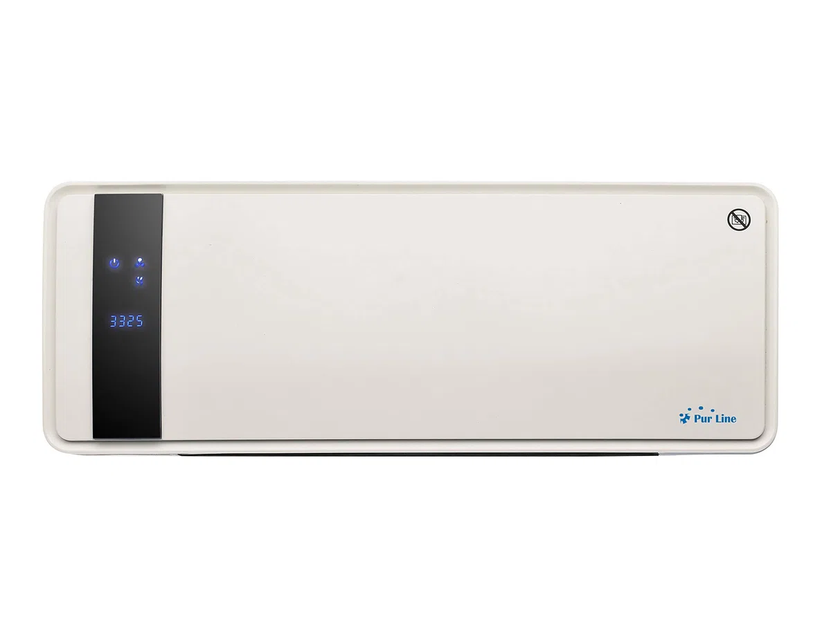 PURLINE | Calefactor Cerámico de Pared 2000W PURLINE HOTI M65, Pantalla Digital, Mando a Distancia - Calefactor de Pared 2000W Temporizador Semanal y Protección de Seguridad