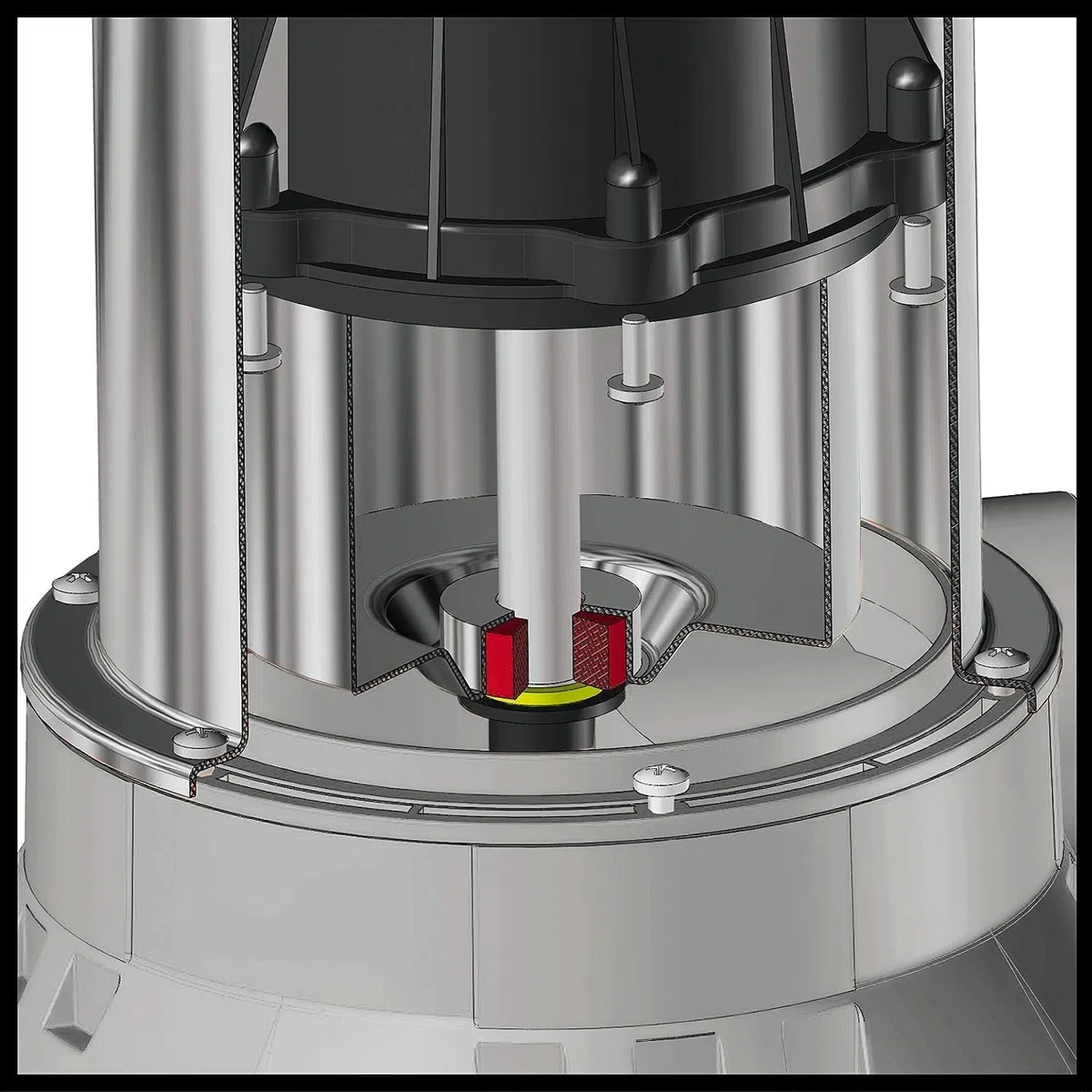 Einhell Bomba de aguas residuales GC-DP 9035N (900W, caudal máximo 18.000 l/h, cuerpos extraños con un tamaño máximo de 35mm, interruptor de flotación regulable en altura de forma ilimitada)