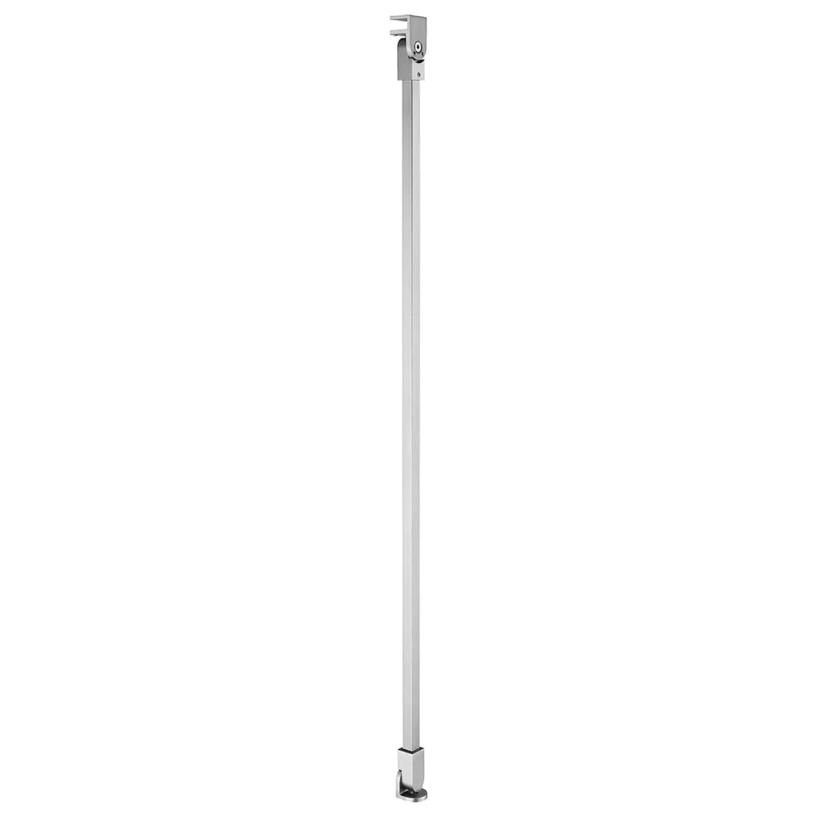 Brazo de pared a vidrio ajustable de acero inoxidable, barra de soporte for mampara de ducha sin marco for vidrio de 8 a 10 mm(Gold,90CM)