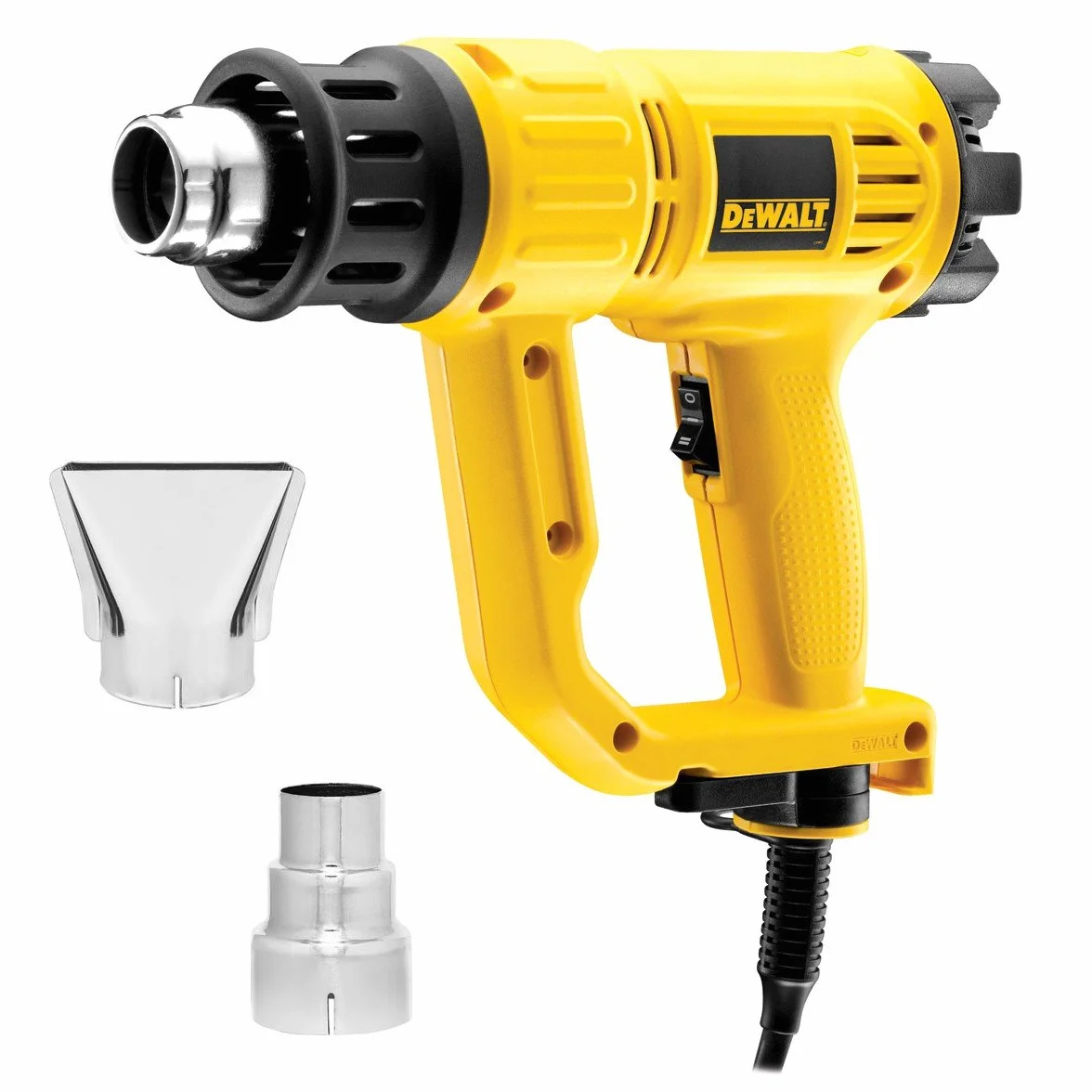 DEWALT D26411-QS - Pistola de Aire Caliente 1800W, Temperatura Ajustable 50º- 600ºC, Herramienta Eléctrica para Decapado de Pintura, Bricolaje y Reparaciones Profesionales