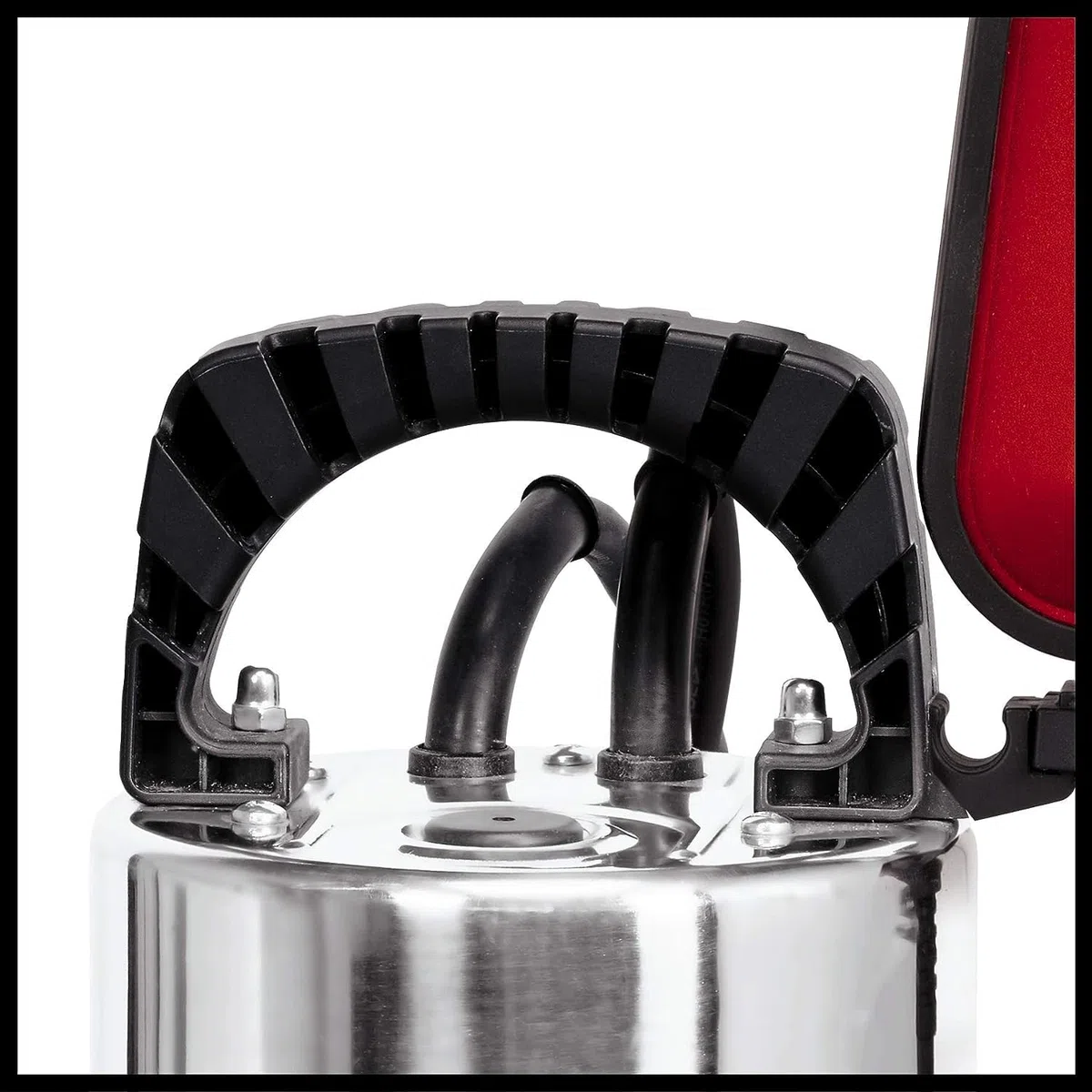Einhell Bomba de aguas residuales GC-DP 9035N (900W, caudal máximo 18.000 l/h, cuerpos extraños con un tamaño máximo de 35mm, interruptor de flotación regulable en altura de forma ilimitada)