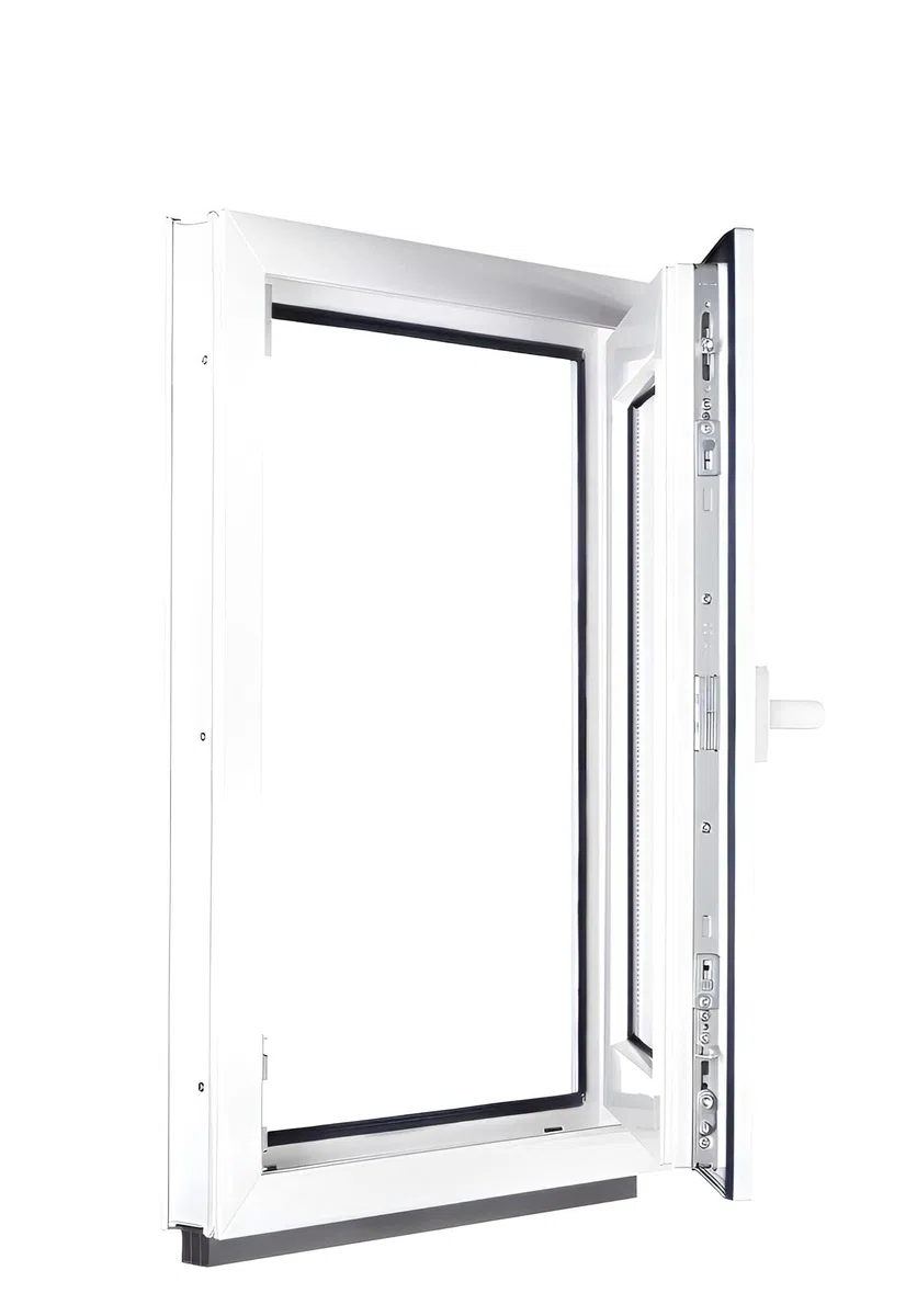 ‎BauPLAZA - Ventana de baño PVC (Reforzado) - Ancho x Alto 400 x 600 mm - Blanca - Vidrio Mate - Doble acristalamiento - 40 x 60 cm Derecha Oscilobatiente 1 Hoja Apertura