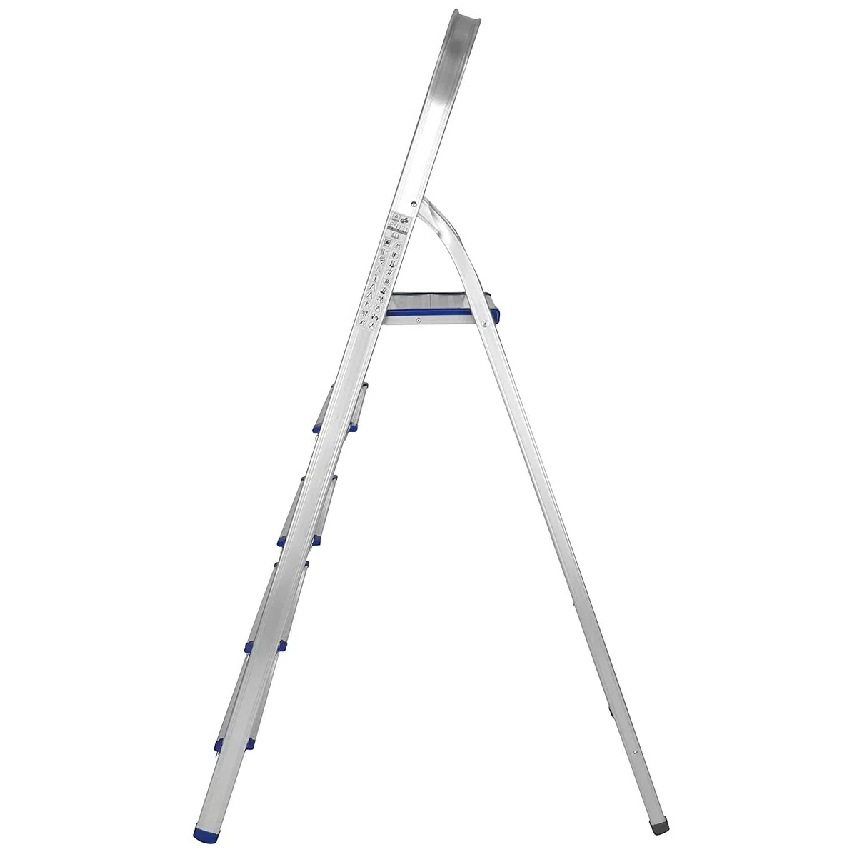 TREPPE Escalera Aluminio Plegable Tijera Ligera 5 Peldaños