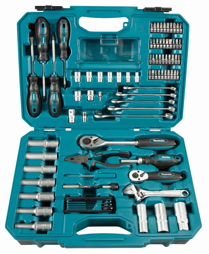Makita E-08458 Juego de mecánica de 87 Piezas