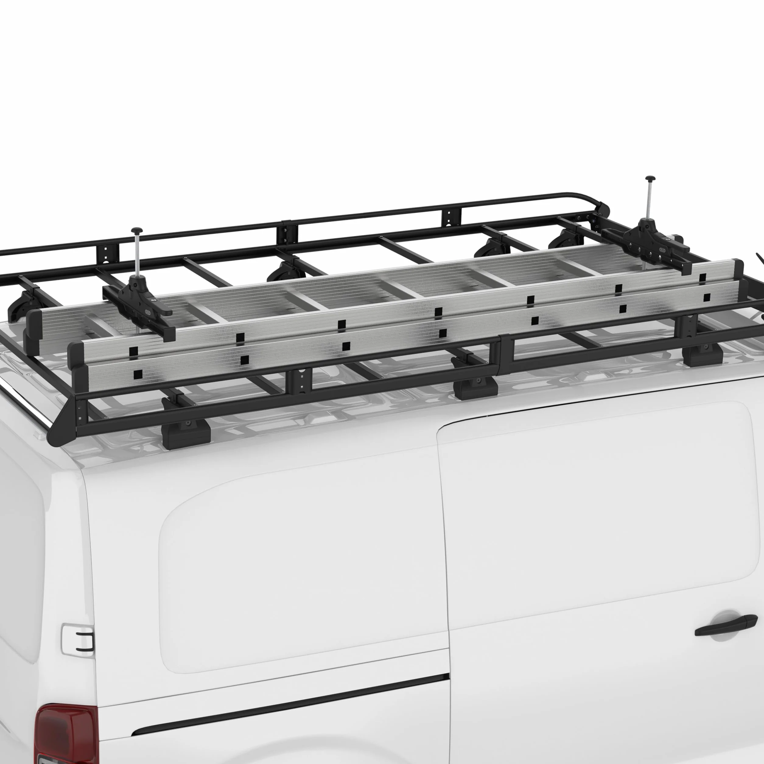 CRUZ Ladder Clamp - Innovador Sistema de fijación para escaleras con diseño Elegante, ergonómico y de Montaje rápido