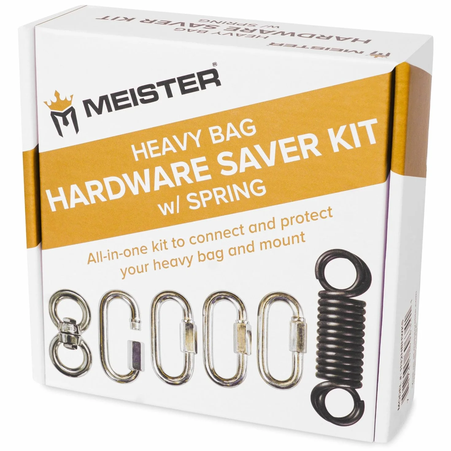 Meister Kit de Ahorro de Herramientas para Bolsa Pesada con Resorte, Giratorio y mosquetones